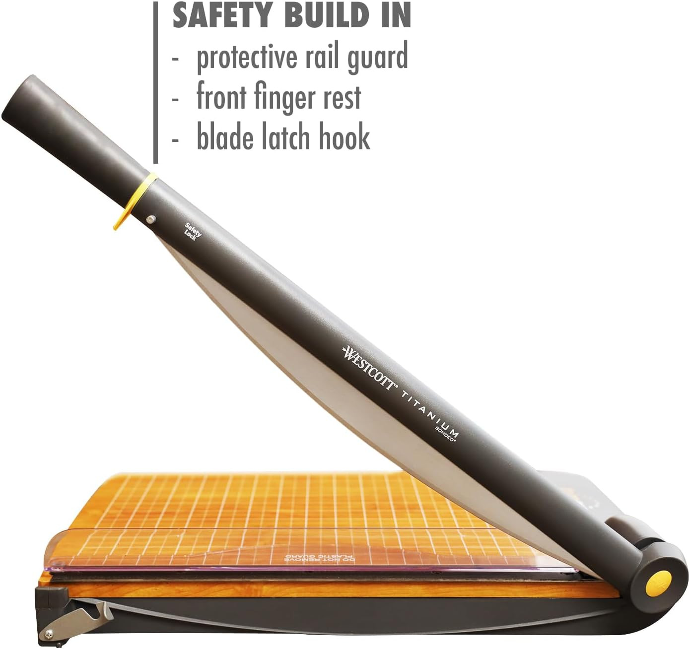 15” Trimair Wood Guillotine Paper Cutter & Paper Trimmer, 30 Sheet (15107)
