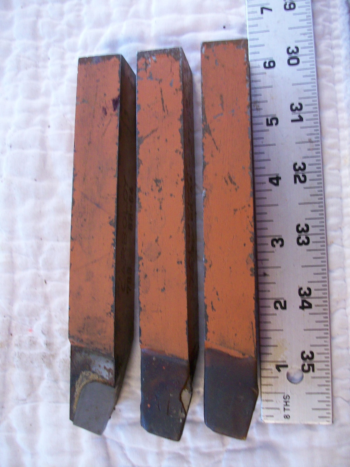 3 Carboloy 78B BR-64 New Old Stock Carbide Tipped Cutting Tool 6″ Long 3/4″ X 1″