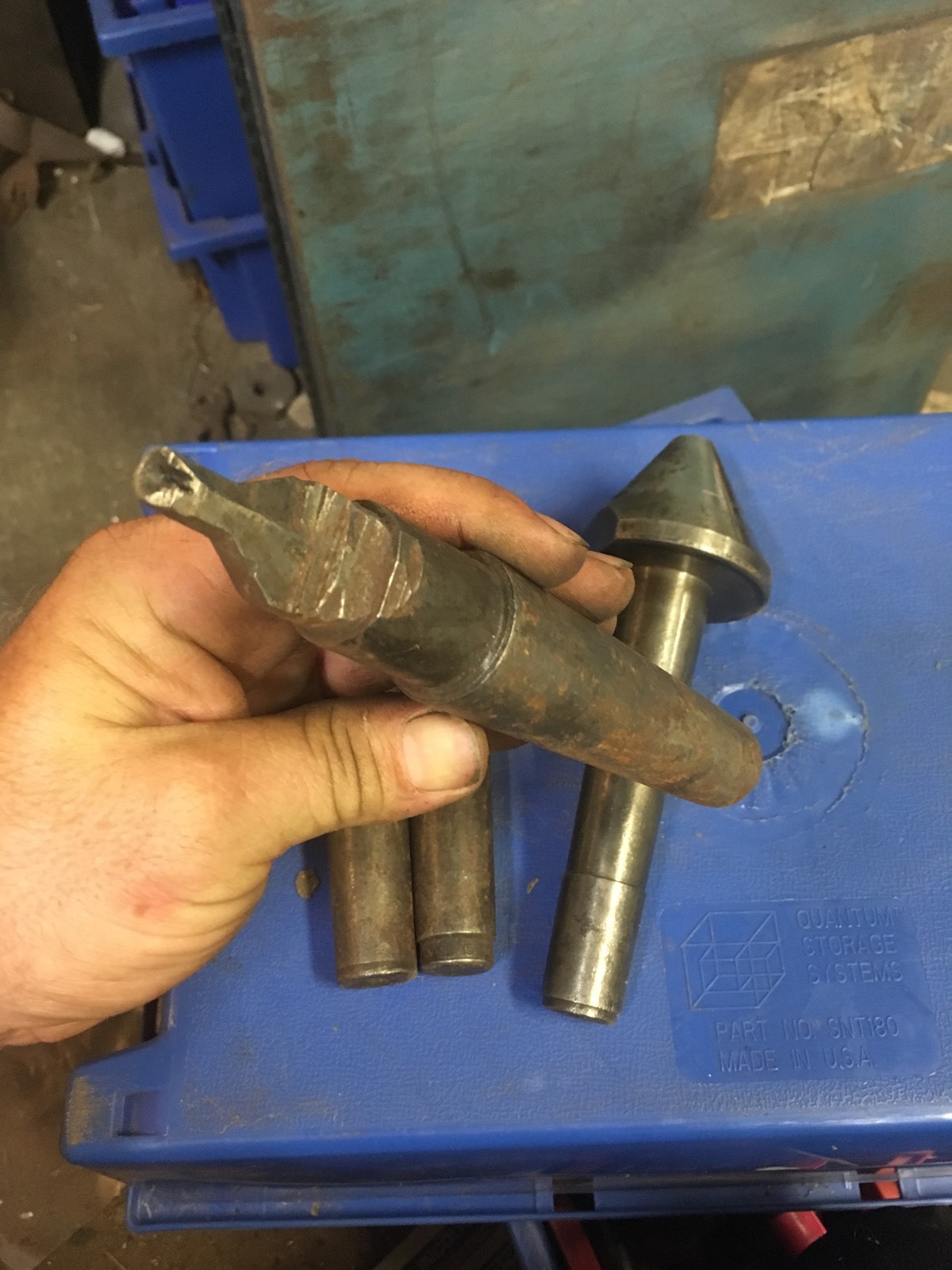 4pc #9 Jarno Taper Solid Metal Lathe Dead Center Bull Nose Cutter Grinder 4