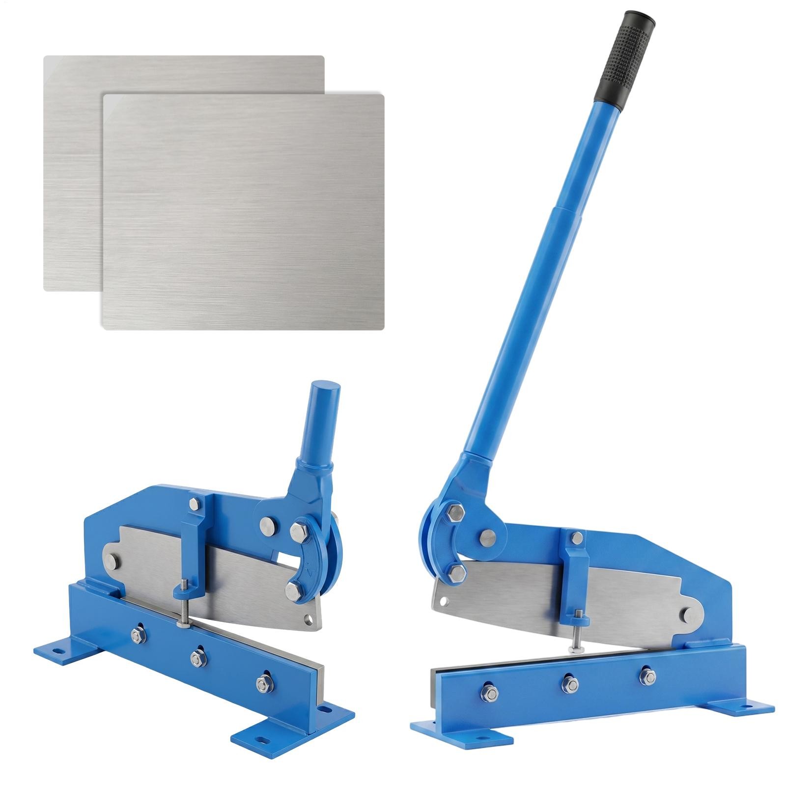 12in Mounting Benchtop Manual Hand Plate Shear Cuts Sheet Metal, Rebar
