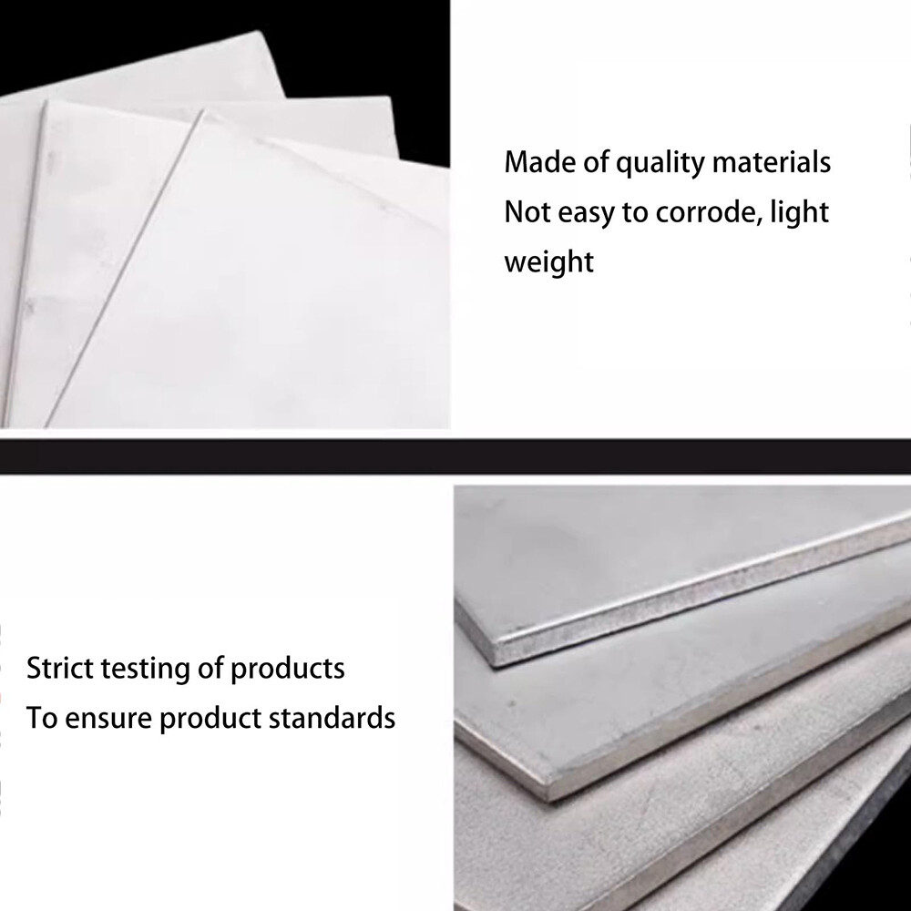 100mmX100mmX0.5mm Silver TC4/GR5 0.5mm Thick Titanium Alloy Metal Plate Ti Sheet
