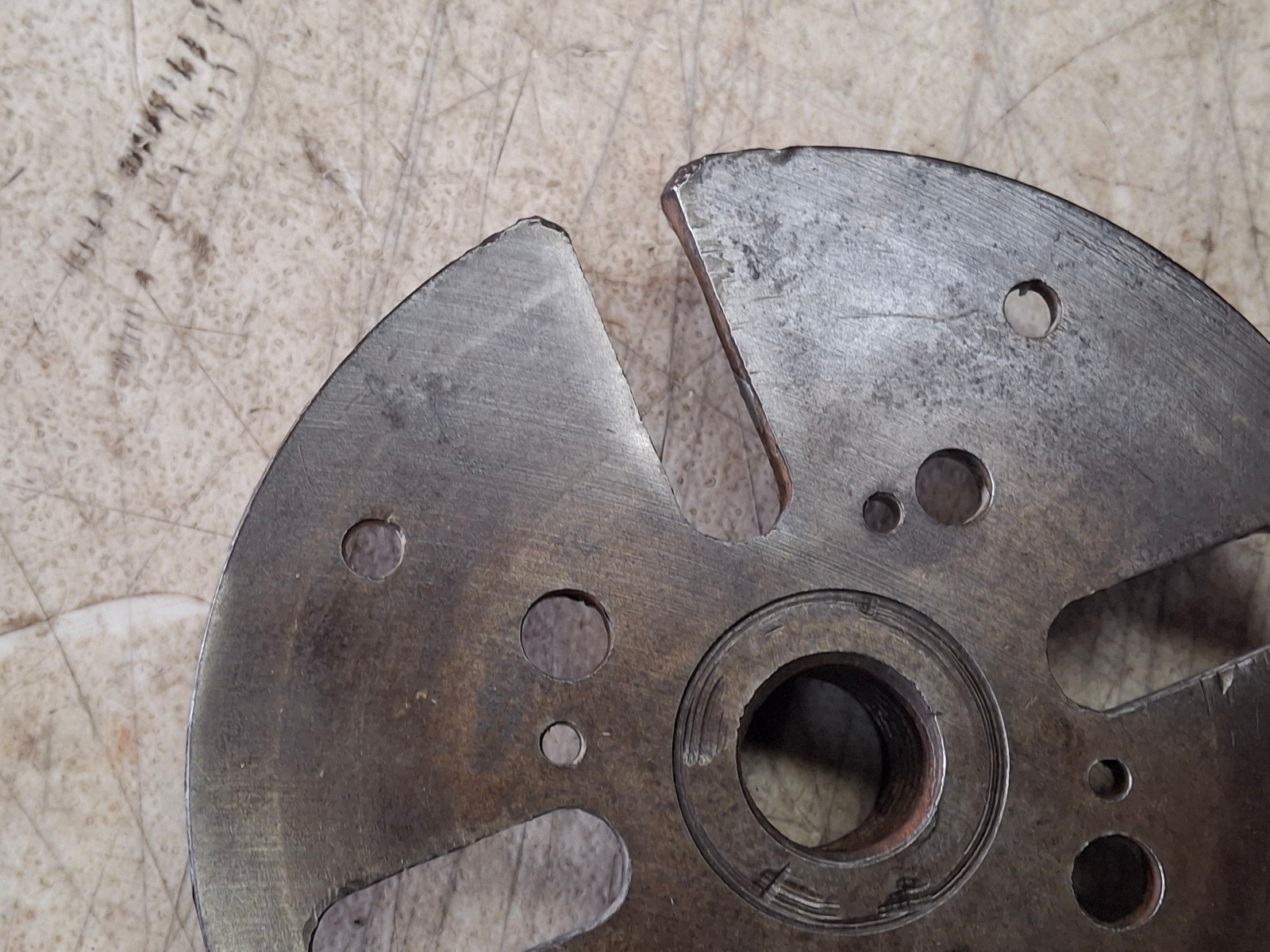 Vintage Atlas Craftsman L3 160 Lathe Dog Face Plate 6″ 8 TPI