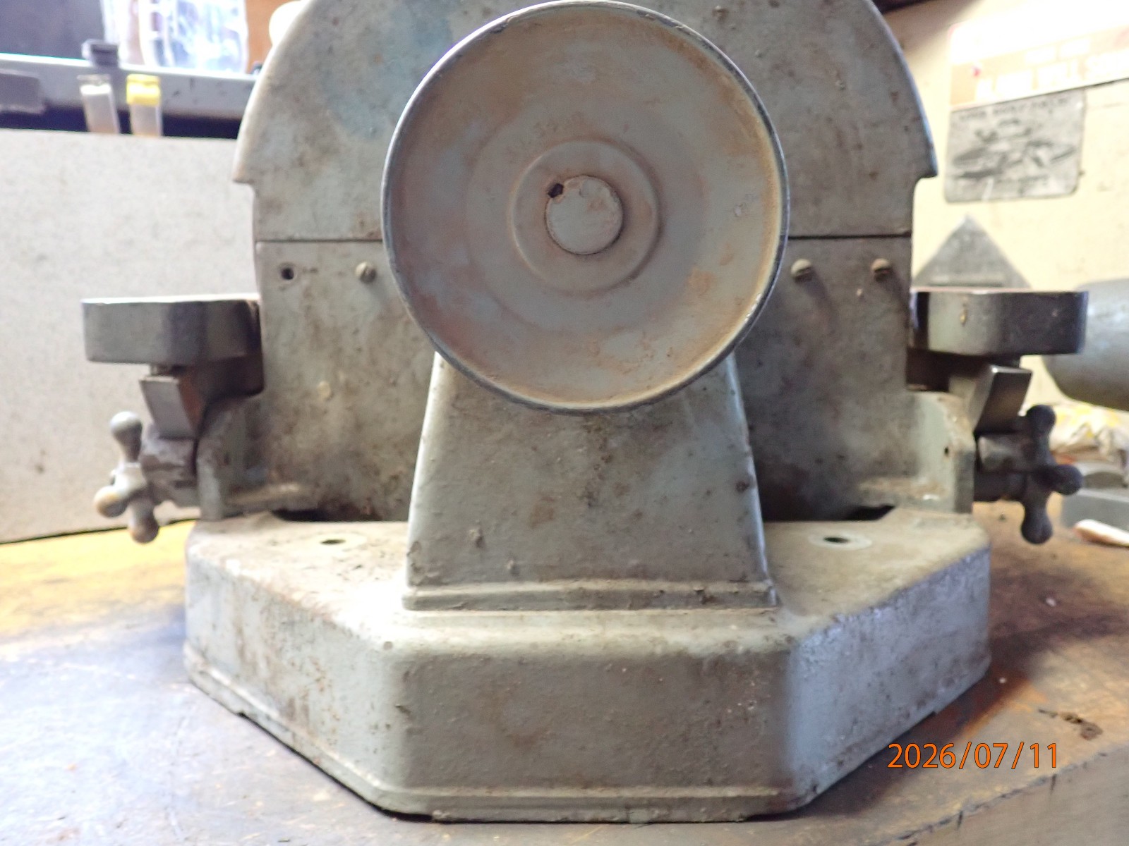 EARLY DELTA MILWAUKEE BELT DRIVEN 12″ DISK DISC SANDER