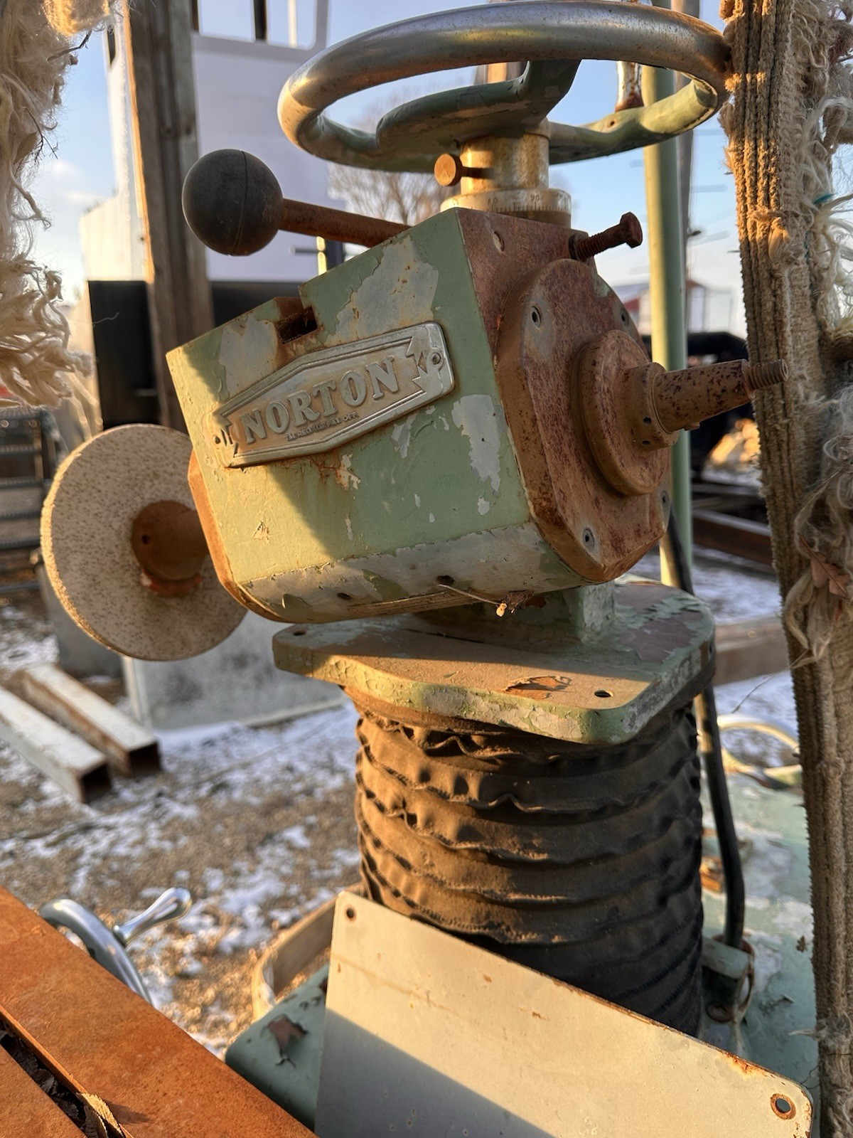 Norton Surface Grinder Used In Good Working Condition With A lot Of Attachments