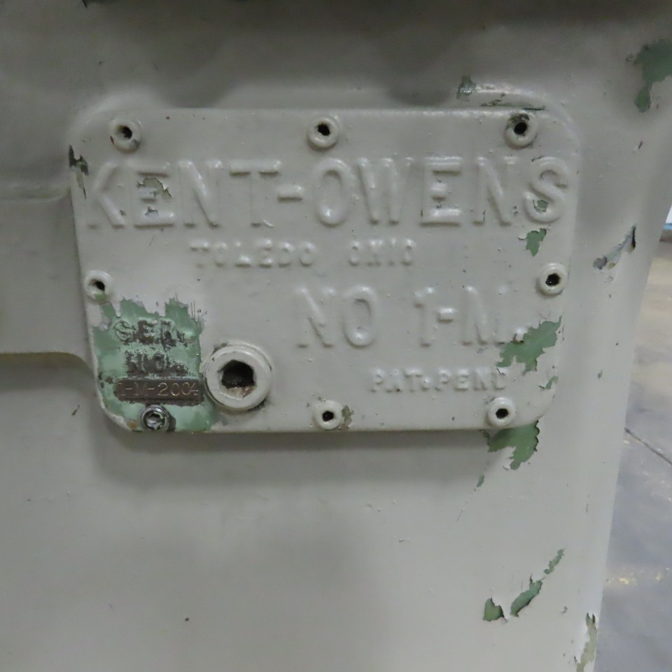 Kent-Owens No. 1-M 1HP Horizontal Hand Milling Machine 230/460V 3PH
