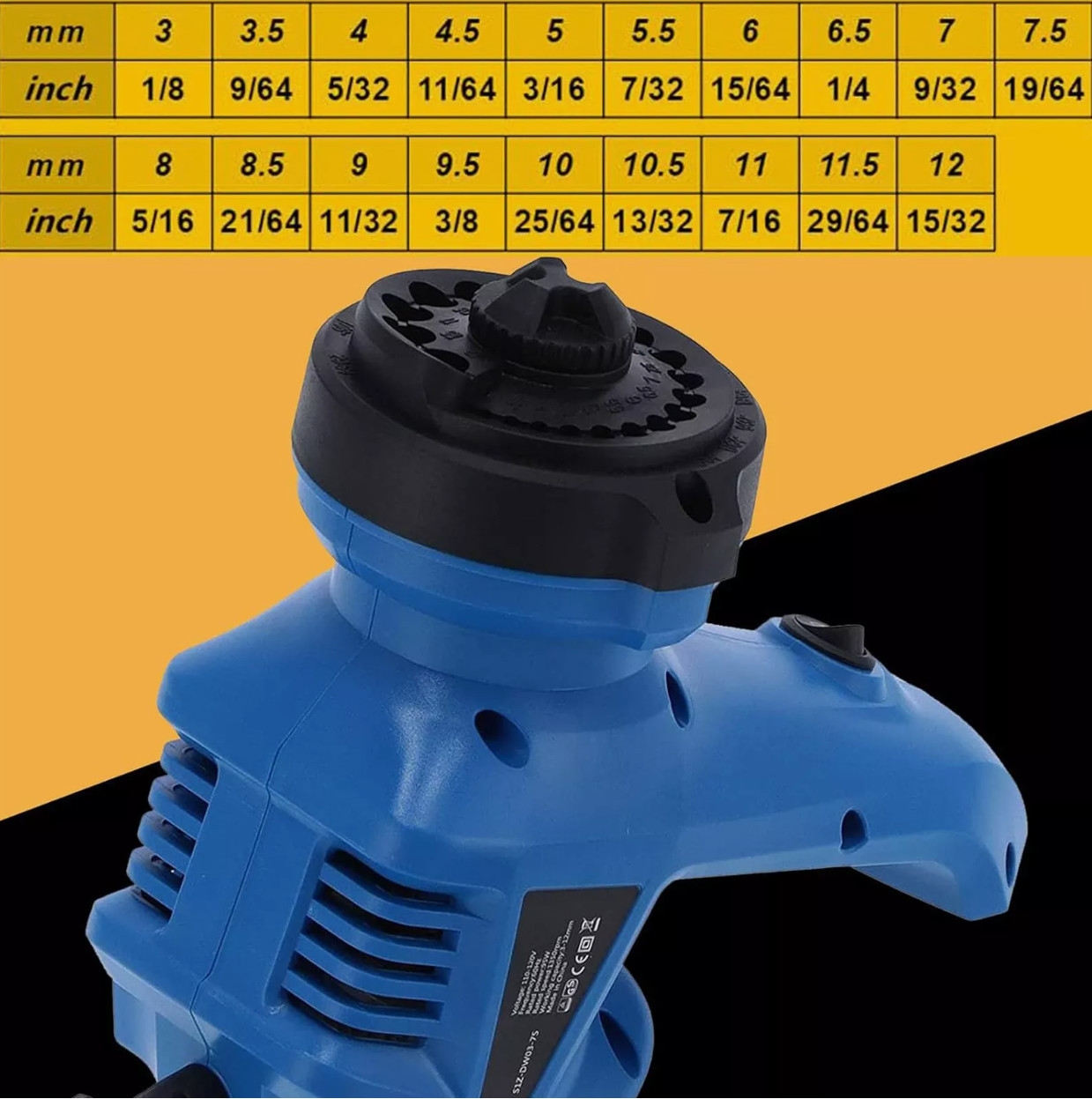 Electric Drill Bit Sharpener Twist Drill Grinding Machine 3-12MM Drill Milling