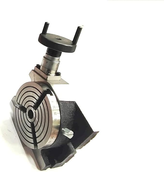 Horizontal Vertical 4″ Inch II 100mm Milling Rotary Table-USA FULFILLED