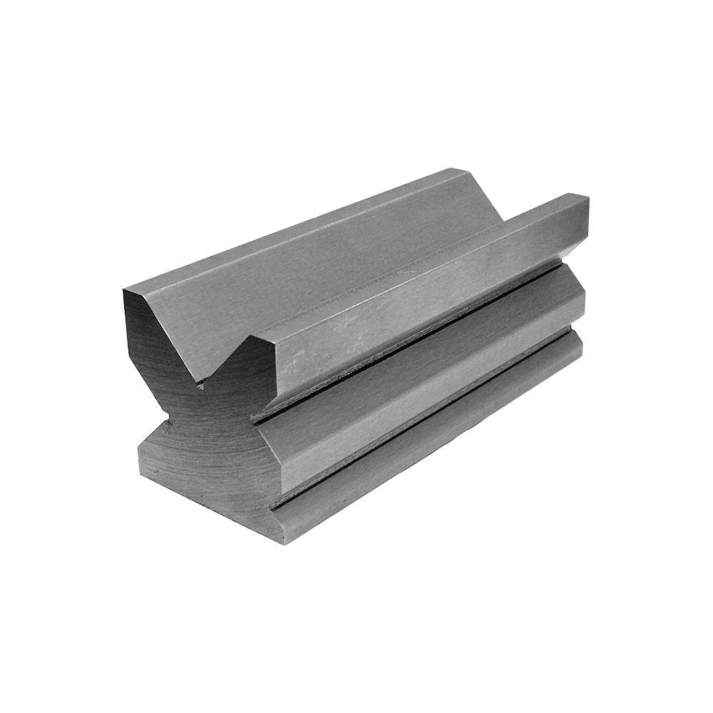 12″ 4-Way 2-3/8″ x 2-3/8″ V-Die Block Press Brake Solid Steel