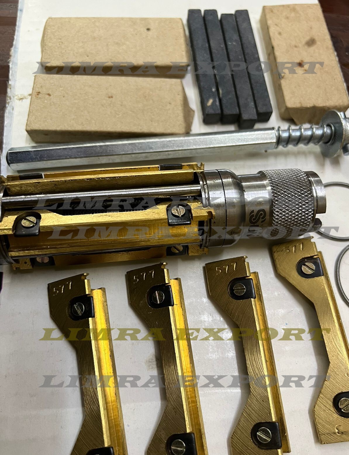 New Cylinder Engine Hone Kit 34 TO 60MM Honing Machine + 4 Set Of Stones