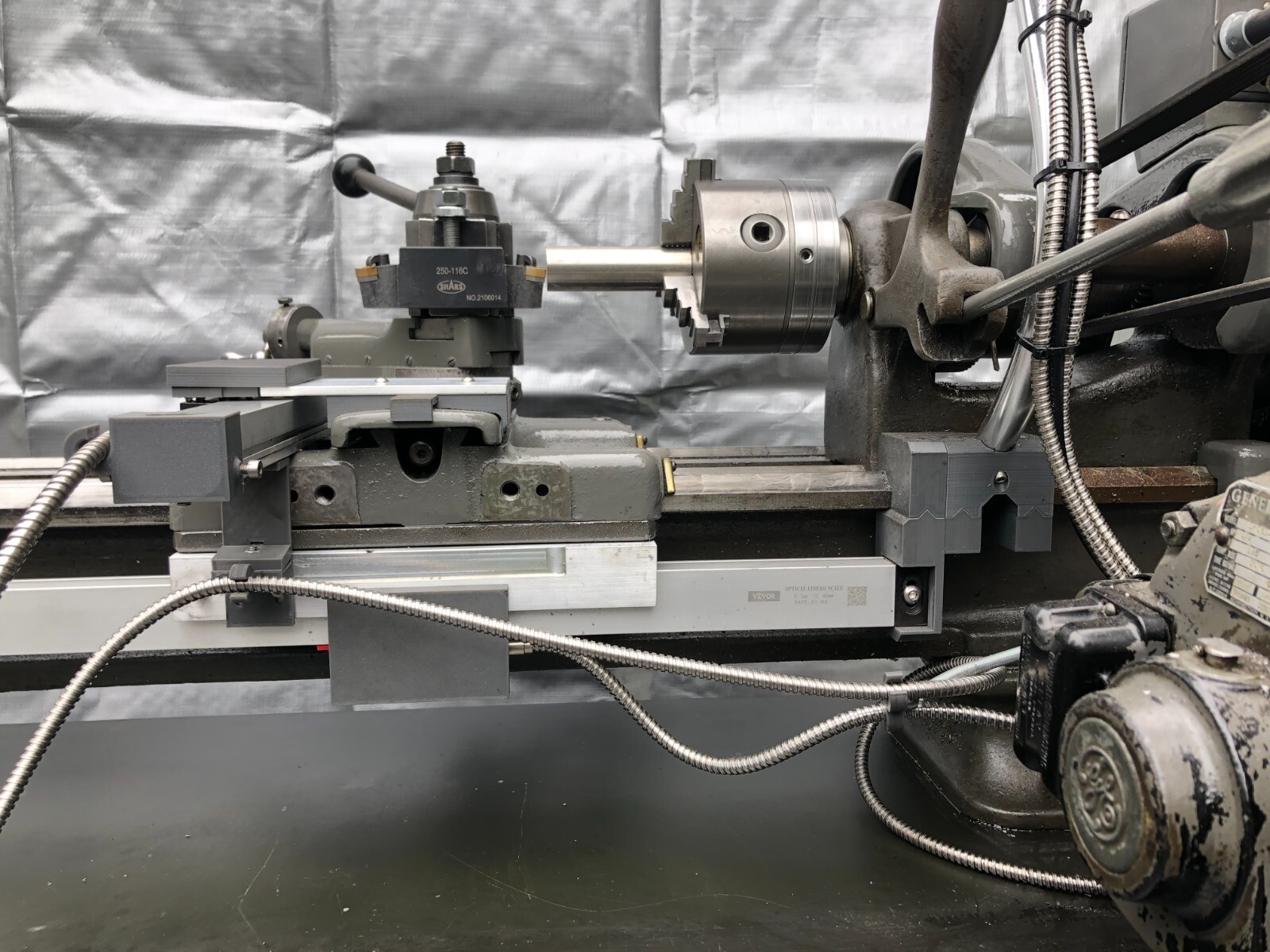 DRO Mounting Kit ONLY for South Bend 9 A,B,C and 10k (Also fits 9″ Hercus Lathe)