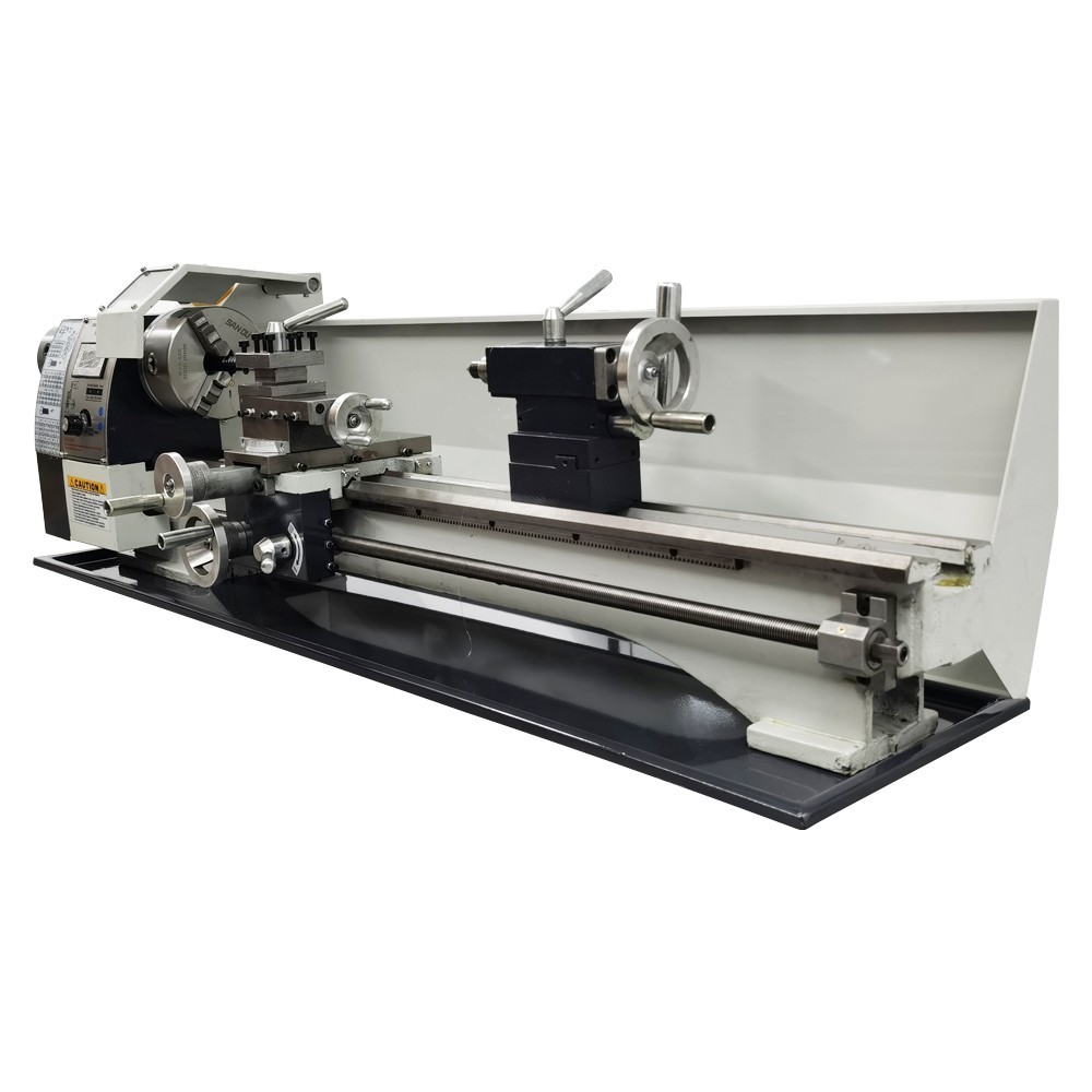 110V Variable Speed Lathe 1100W WM210V Double Chuck Metal Lathe 8″*32″
