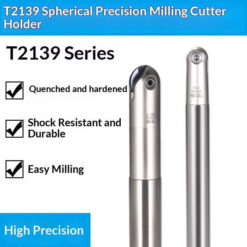 T2139 C12-4R/5R/6R-1T Ball Nose milling cutter + 2pcs P3200-D16 inserts
