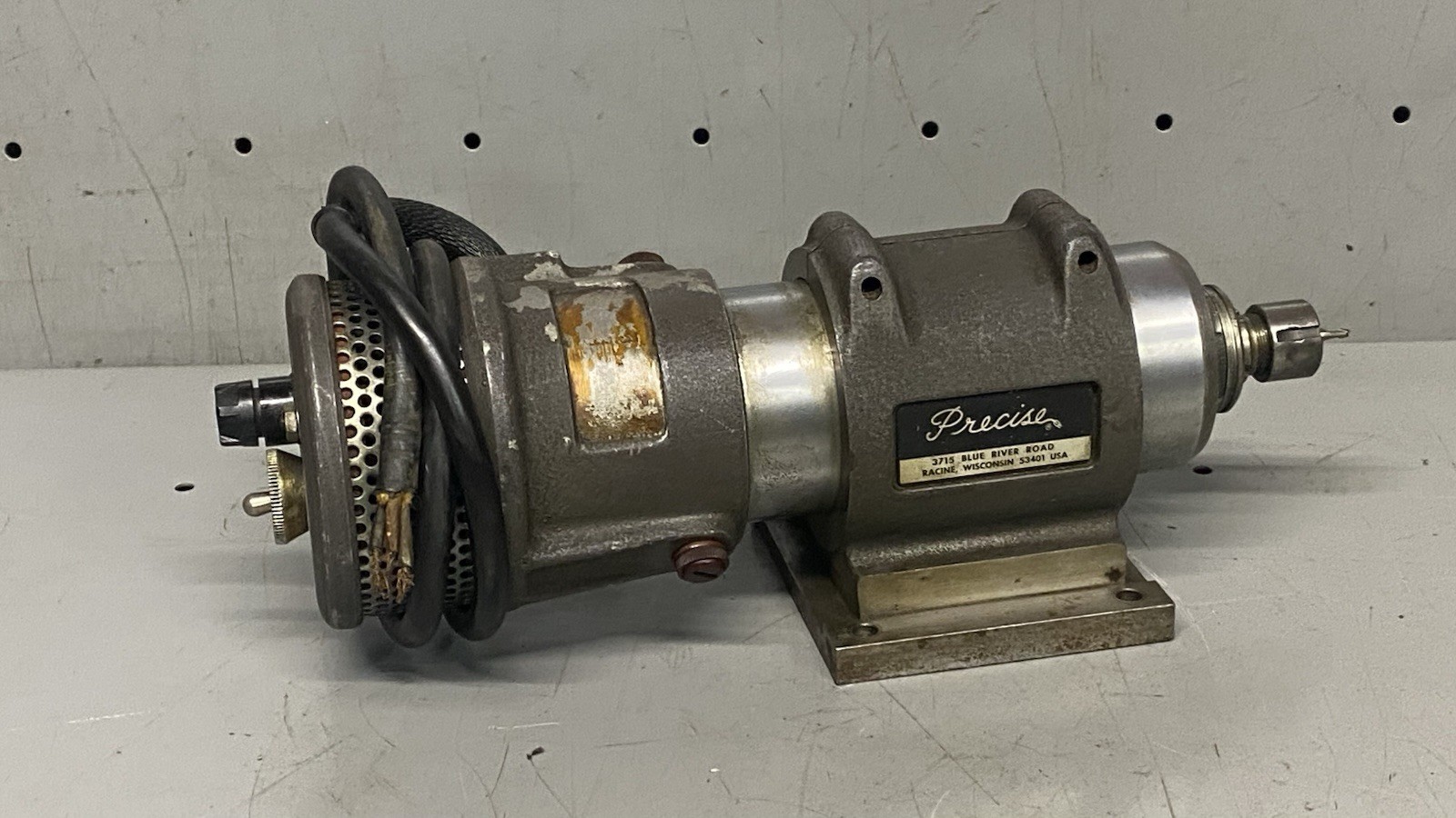 Precise Super 65 Lathe Tool Post Grinder Motor 1/2 Hp 45,000 RPM Made In USA