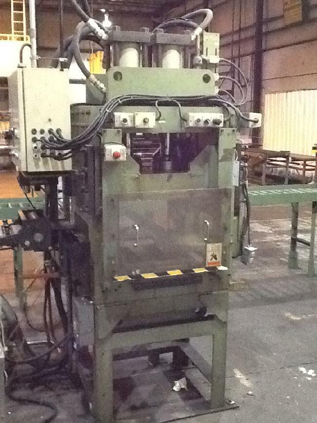 50 TON HYDRAULIC 4 POST PRESS 10″ STROKE 18″ DAYLIGHT 24″ LR x 25″ FB RAM 24″ LR