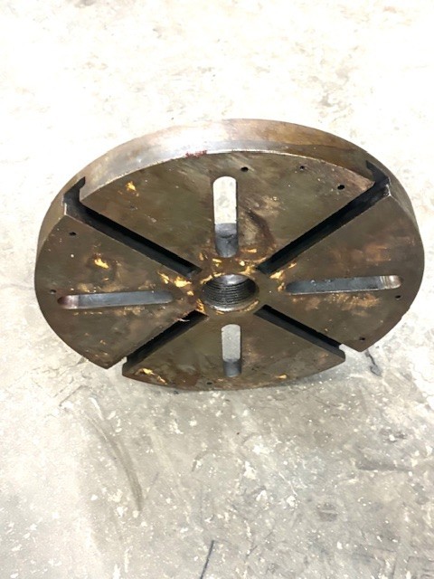 UNBRANDED LATHE FACE PLATE 14″ OD BORE 2-1/4″ STEEL MATERIAL