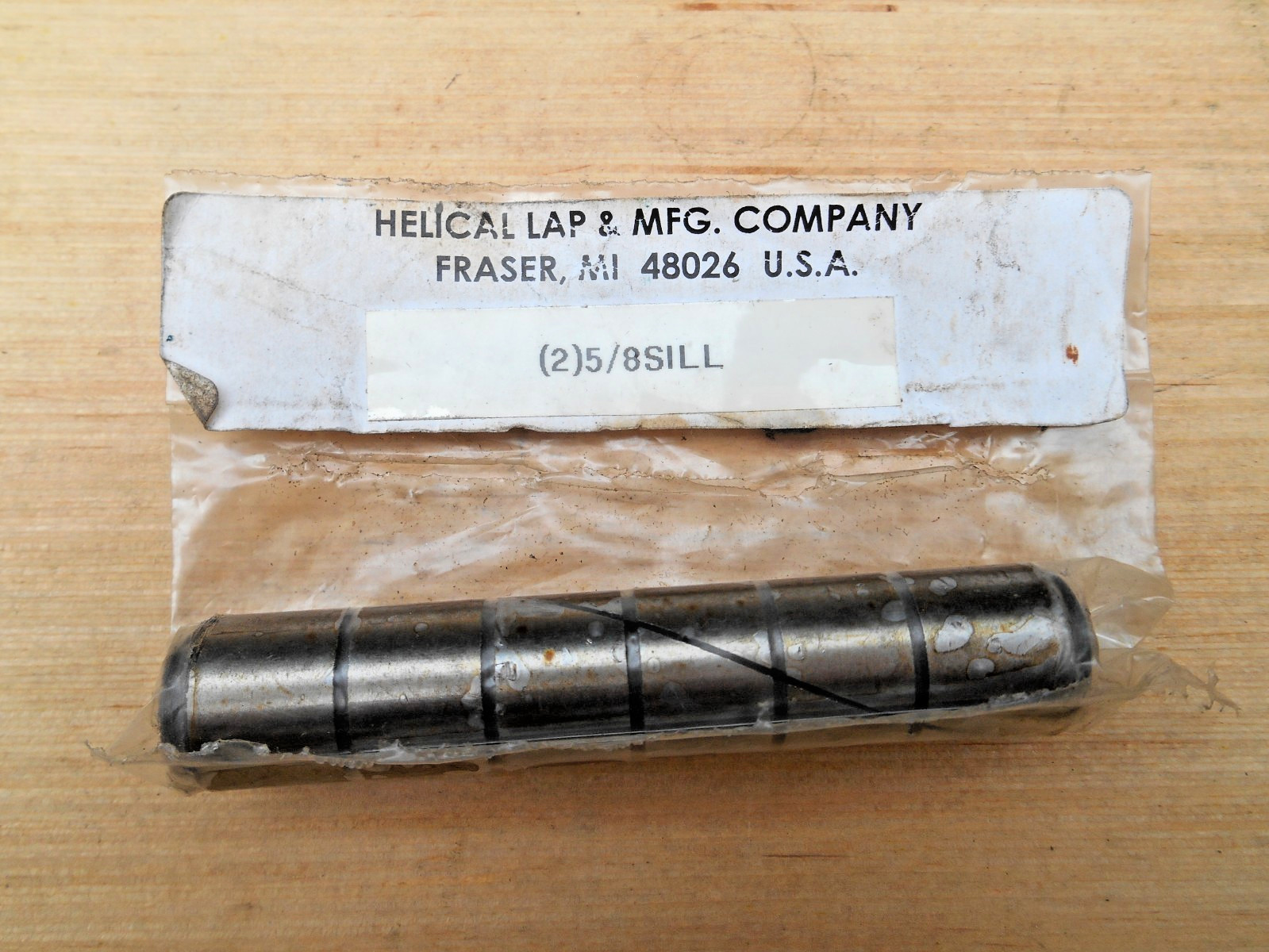5/8″ DIA. HELICAL LAP , HELICAL LAP & MFG CO. , 3-1/4″ OAL , L2772