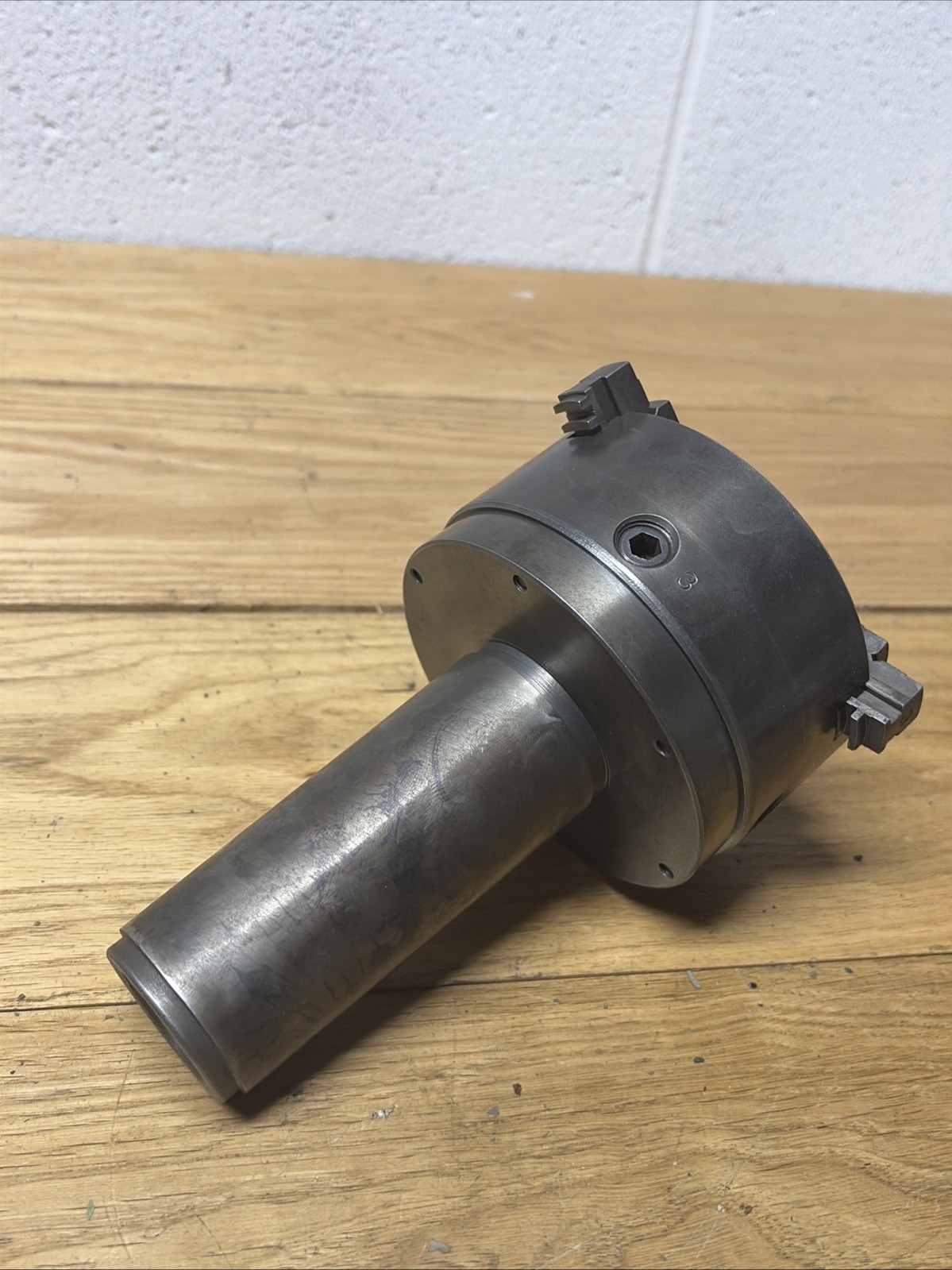 4” Buck Chuck MT5 Morse Taper Cincinnati no 2 cutter grinder
