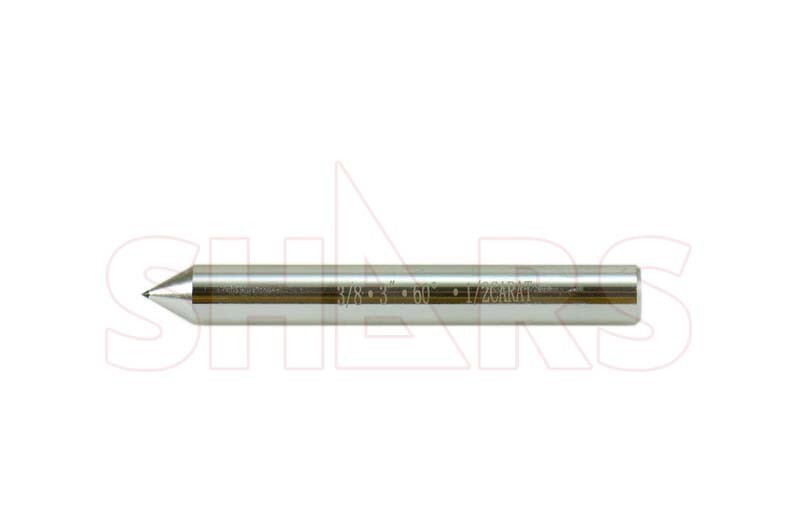 SHARS 3/8 x 3″ Single Point Diamond Dresser 1/2 Carat Size Economy Grade New !{