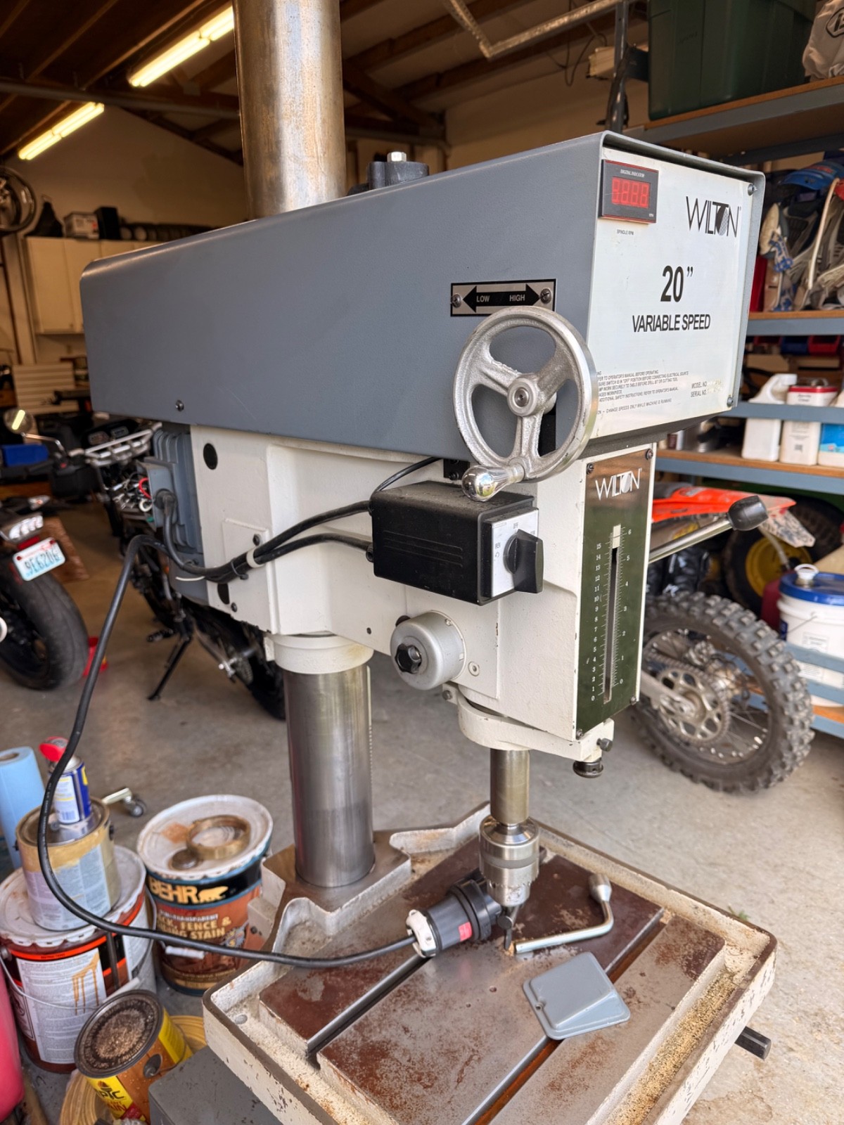 used floor standing drill press