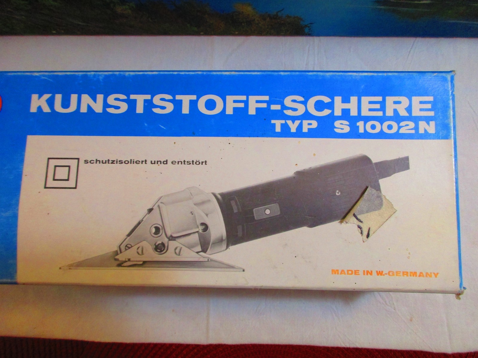 Vintage DRACO German Plastic Shear Type S 1002N Electric Corded in Original Box