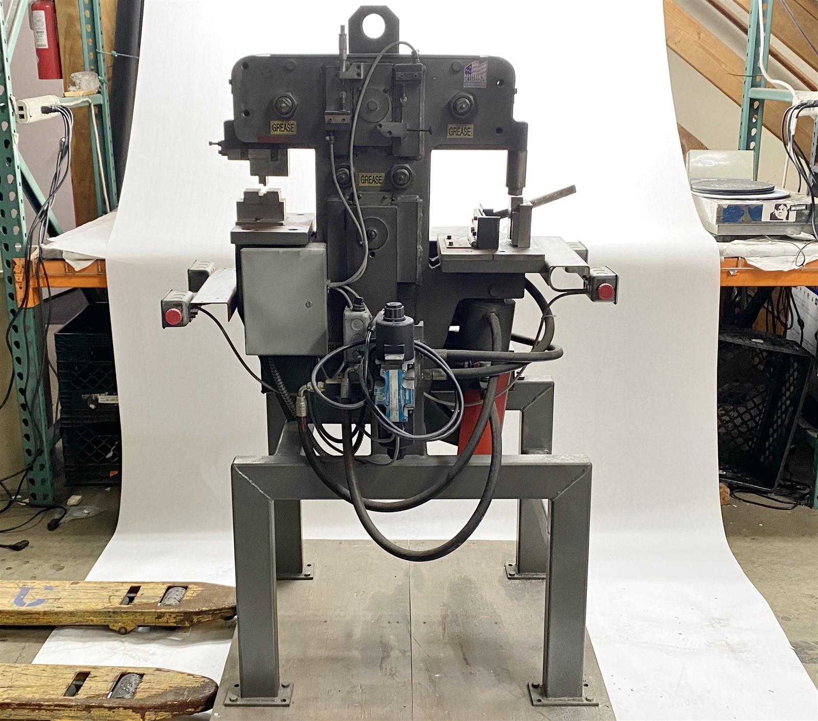 Edwards Jaws Jr 25-Ton Ironworker Hydraulic Press Machine *Modified / Project*