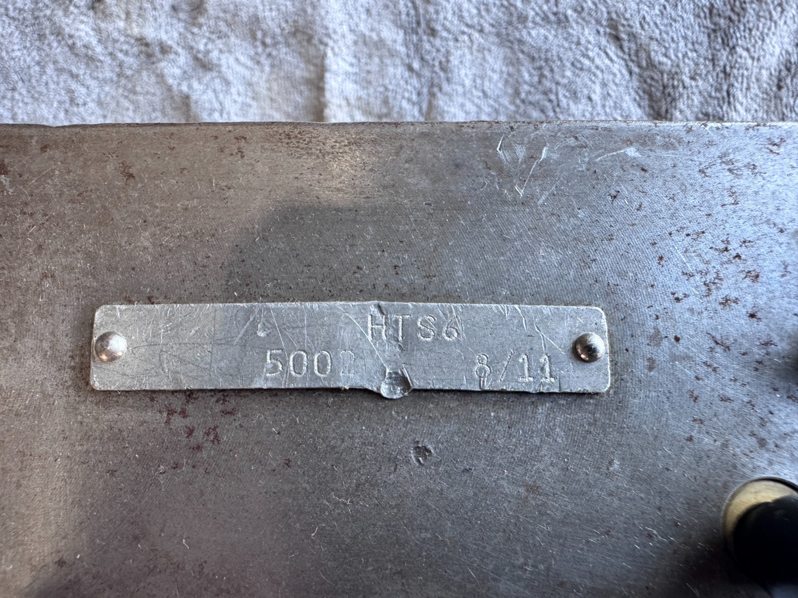 Haas HTS6 Manual Tailstock with Royal Versa-Turn Live Center #3 Morse Taper