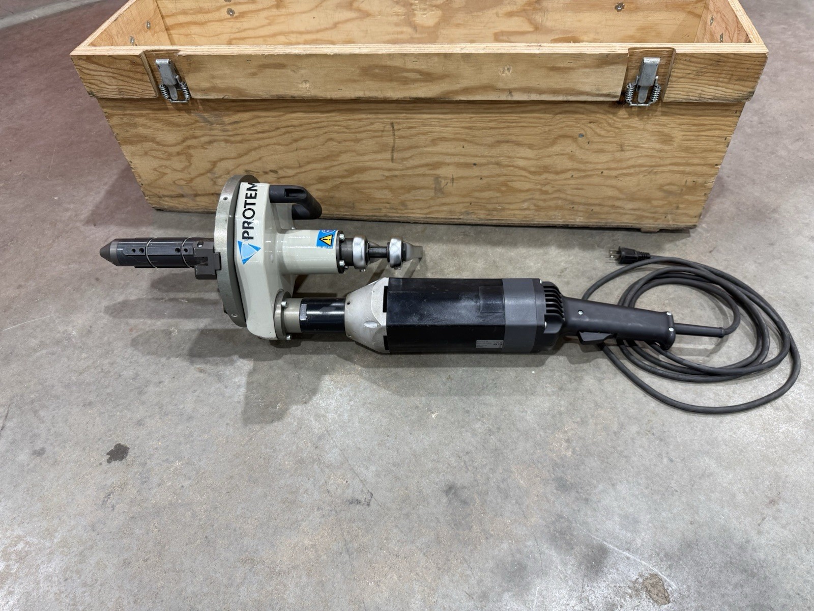 PROTEM US 40 Demo Unit Electric Tube & Pipe Beveling Machine 120V