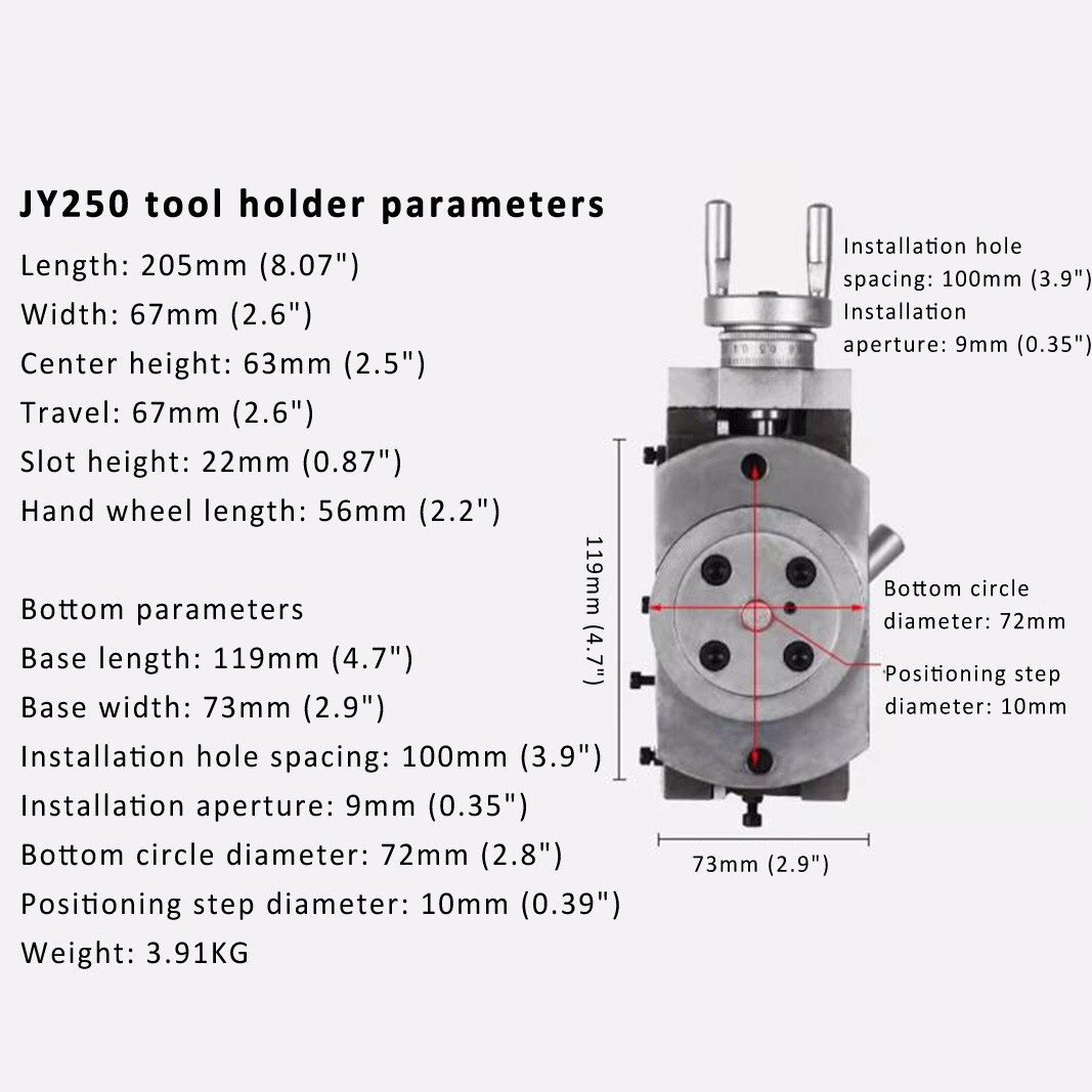 BV20-1 0618 JY21023/30mm JY250 Quick Change Bench Lathe Posts&Holders Hold Tool