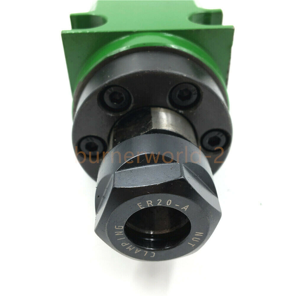 750W 1HP ER20(60) Spindle Motor Belt Spindle Milling 5 Bearings Cutting Milling