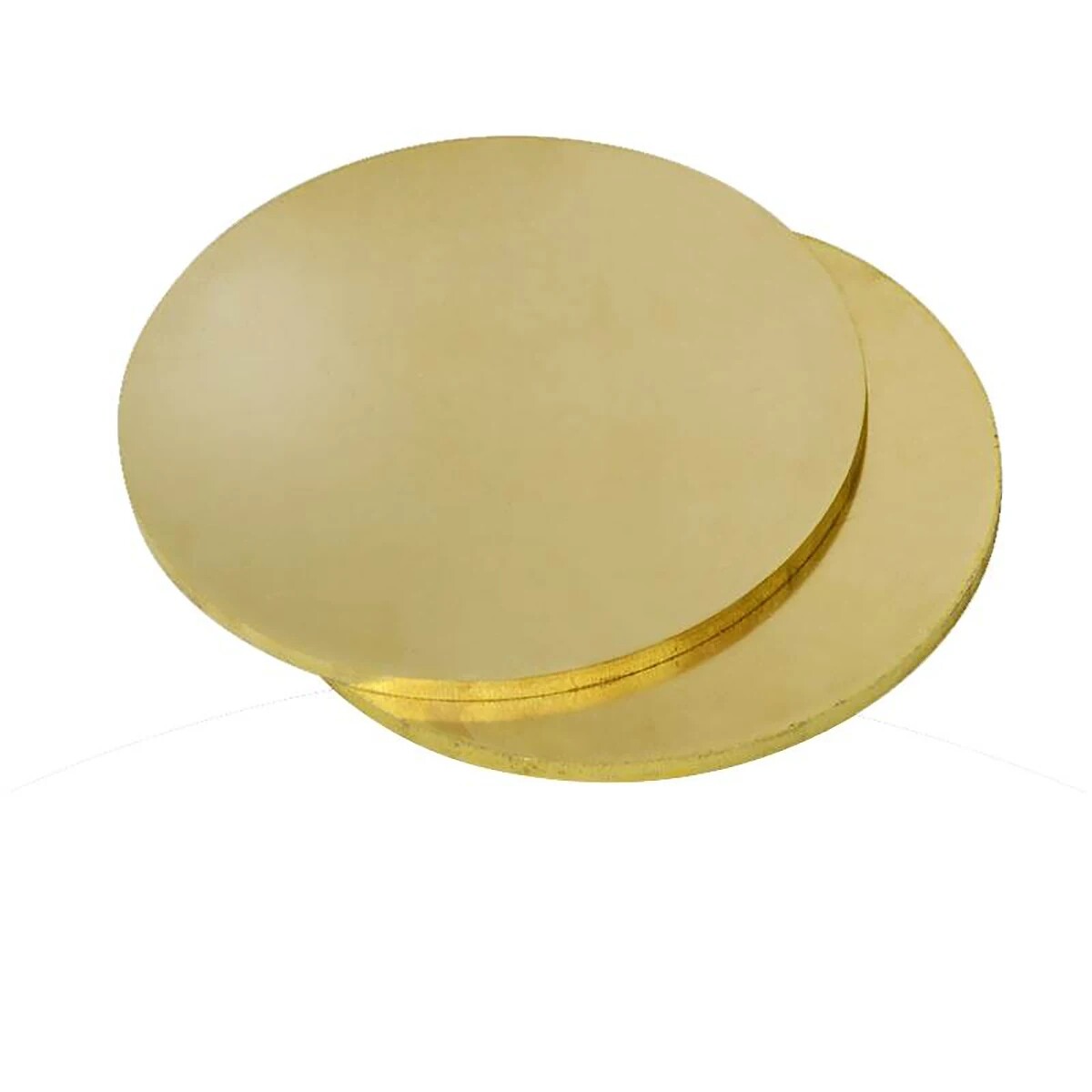 1pcs H62 Brass Discs Flat Round Sheet Wall Dia 50/60/80/100mm Thick 0.5/1/2/3mm