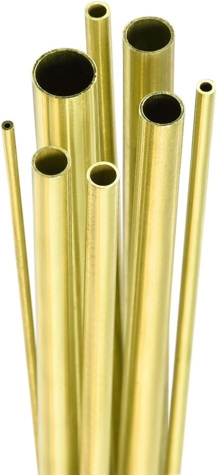 DRAWN BRASS TUBES 5/16″ (.318″ ) OD X .187 ID X 12 LONG
