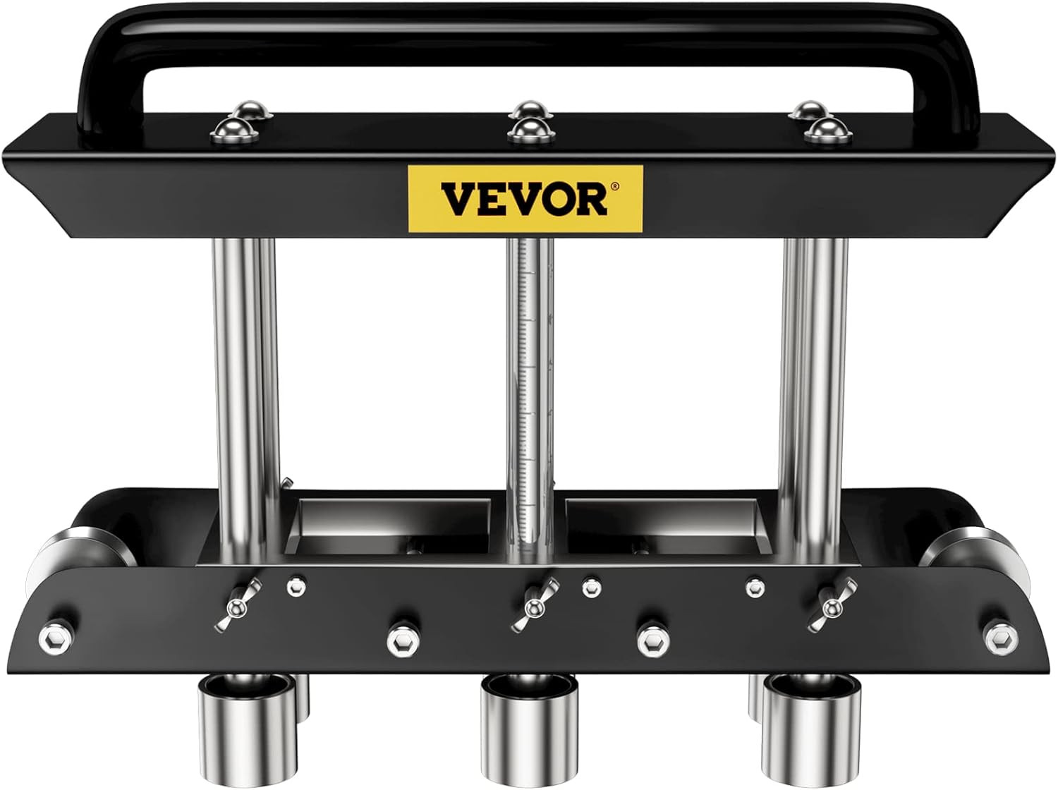 Three-Station Edge Roller Bender for 0-90° Metal Bending, Black/Silver