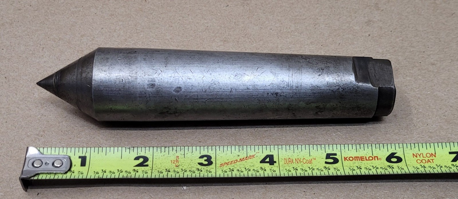 Dead Center – 4 Morse Taper – 6in Long