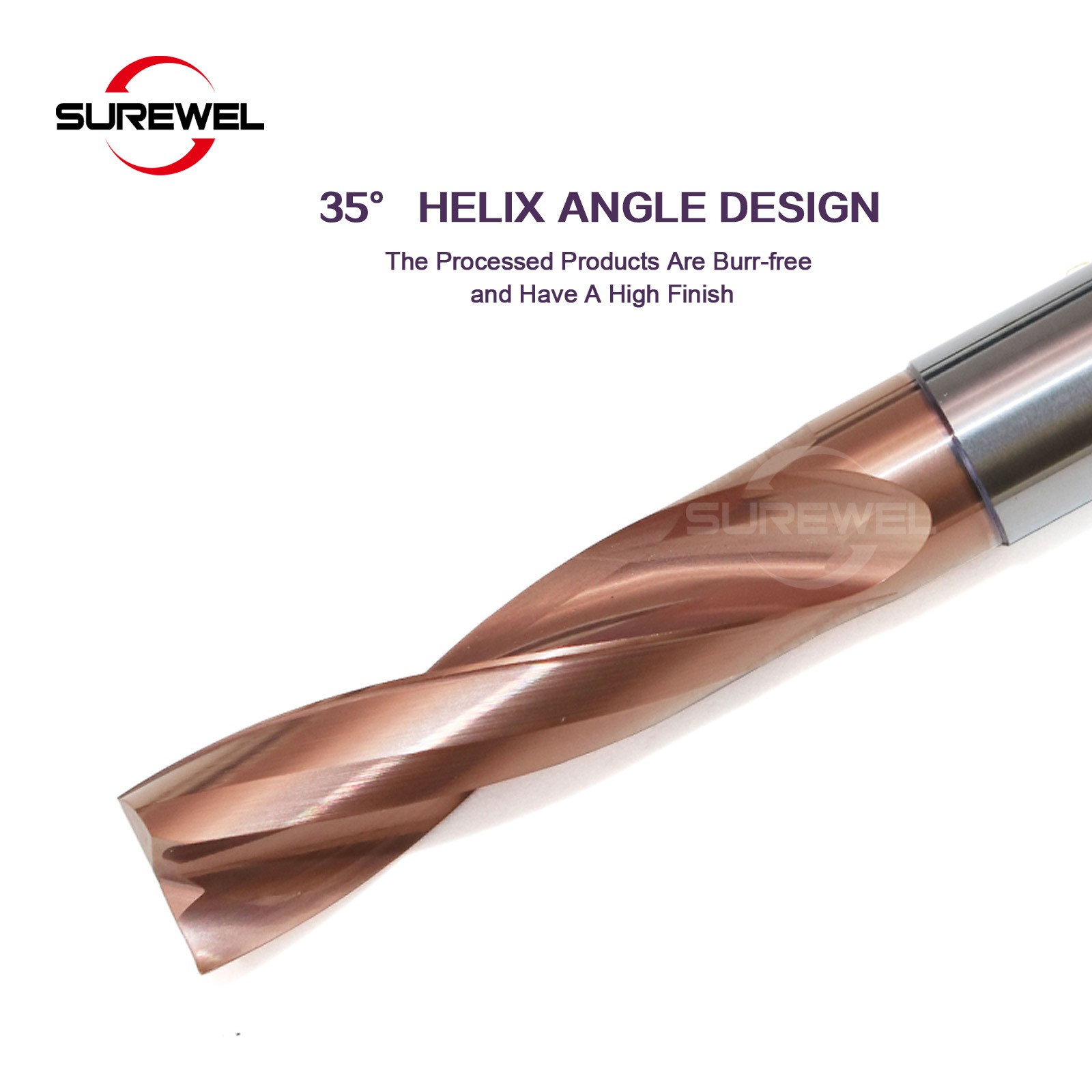 flat drill 180 degree CNC drilling tool solid carbide coated for metal steel