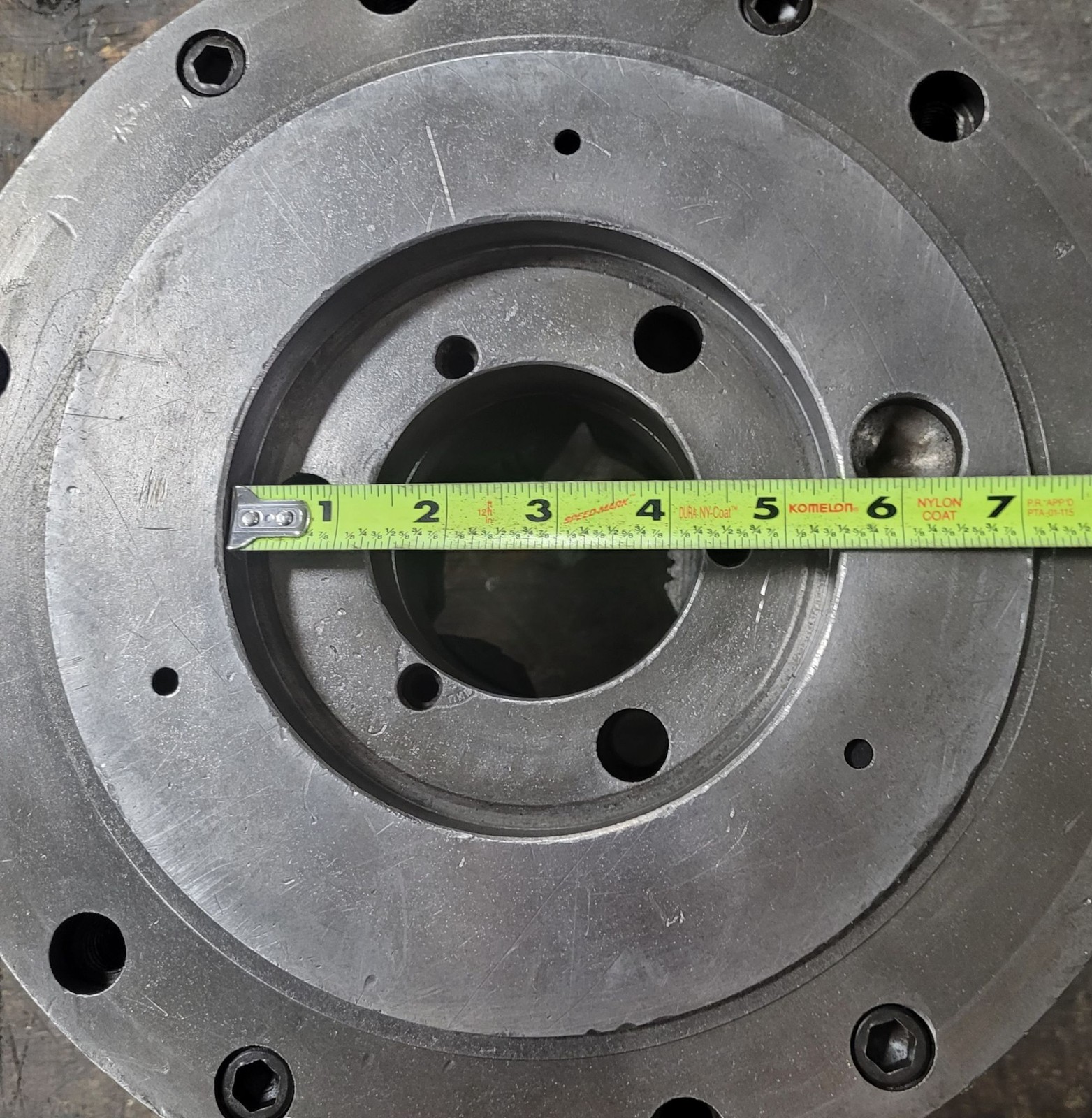 12in Cushman Lathe Chuck – 3 Jaws A1-8 Back