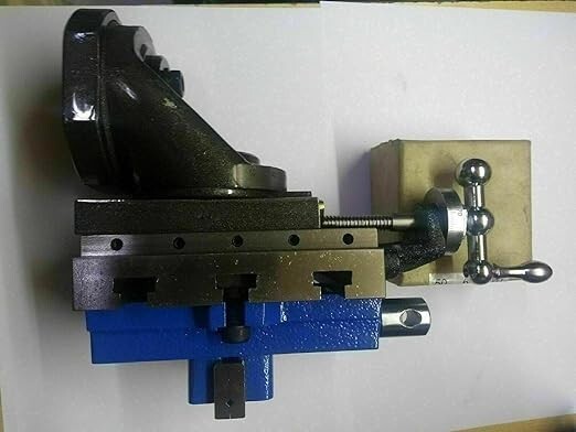 LATHE VERTICAL MILLING SLIDE SWIVEL BASE 4″ X 5″ WITH 2″50MM SELF CENTERING VICE