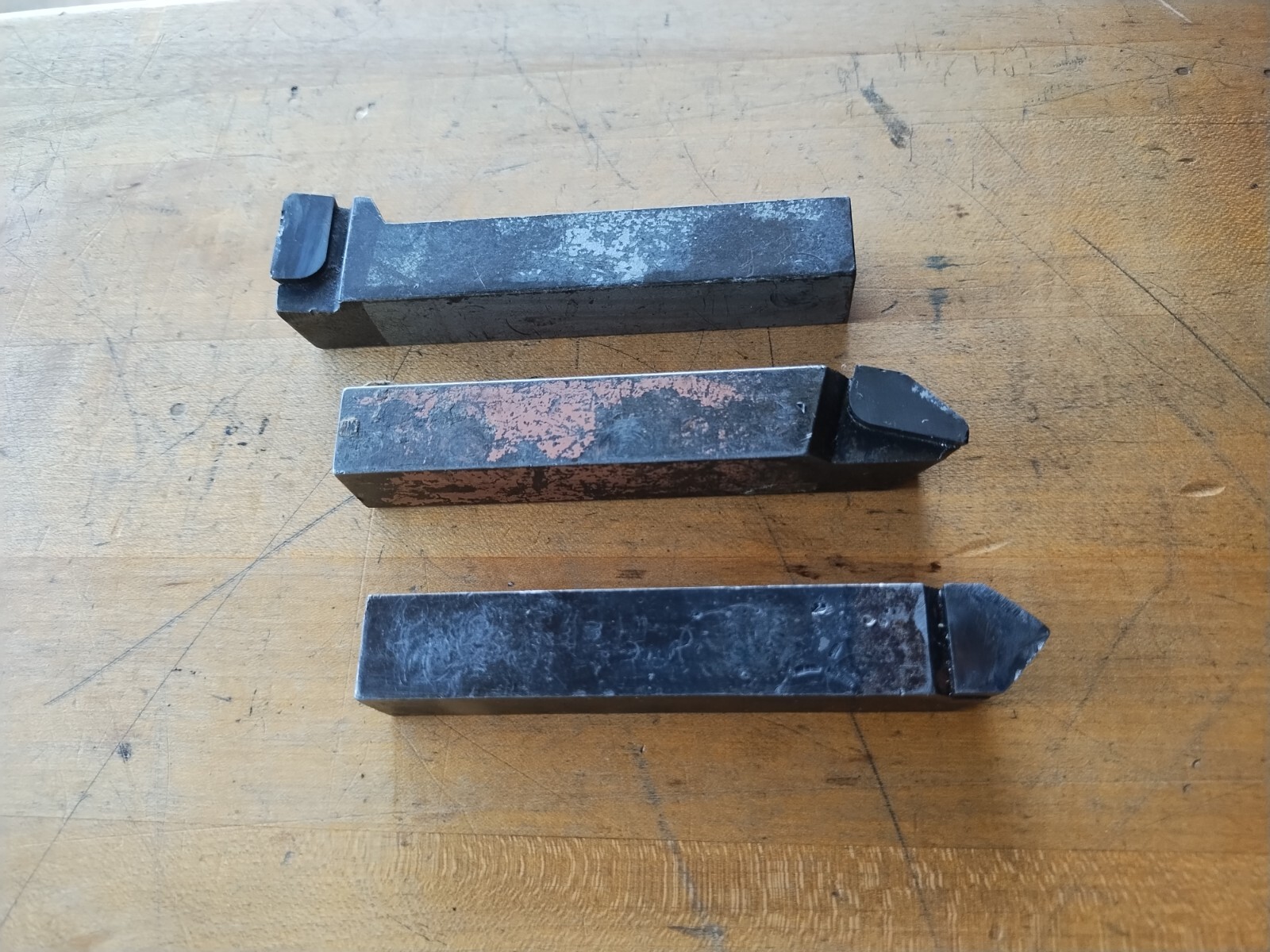 Carboloy 5/8″(.625) square x 4″ lg Cemented Carbide Lathe Cutters lot of 3 USA