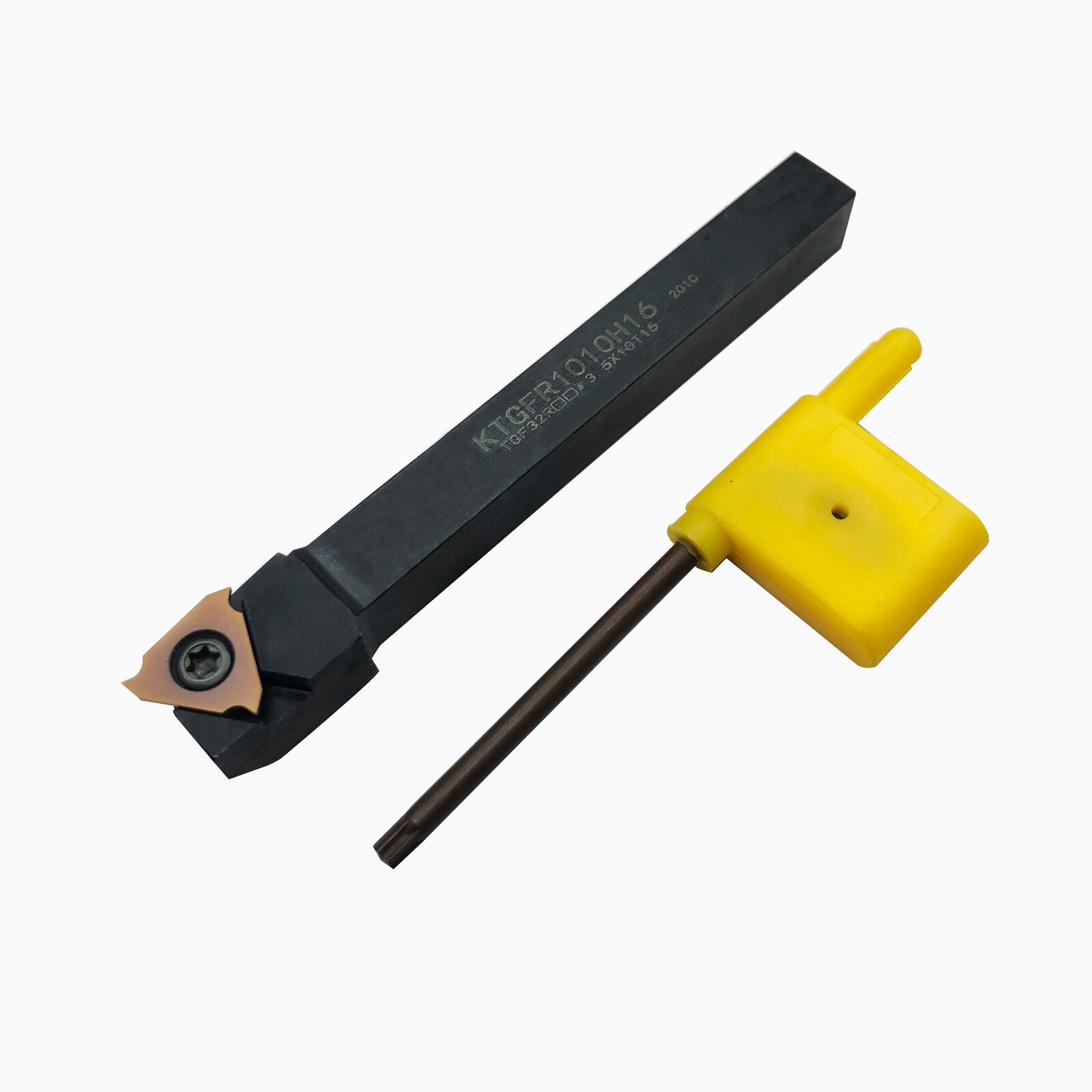 Triangular grooving TGF32R 1-3mm Shallow + KTGFR1010H16 CNC Lathe Tool Holder