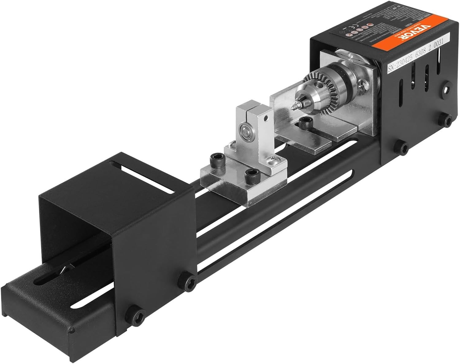 High-Speed Mini Lathe Machine, 2.76×6.3in, 96W Motor for Precision Woodwork
