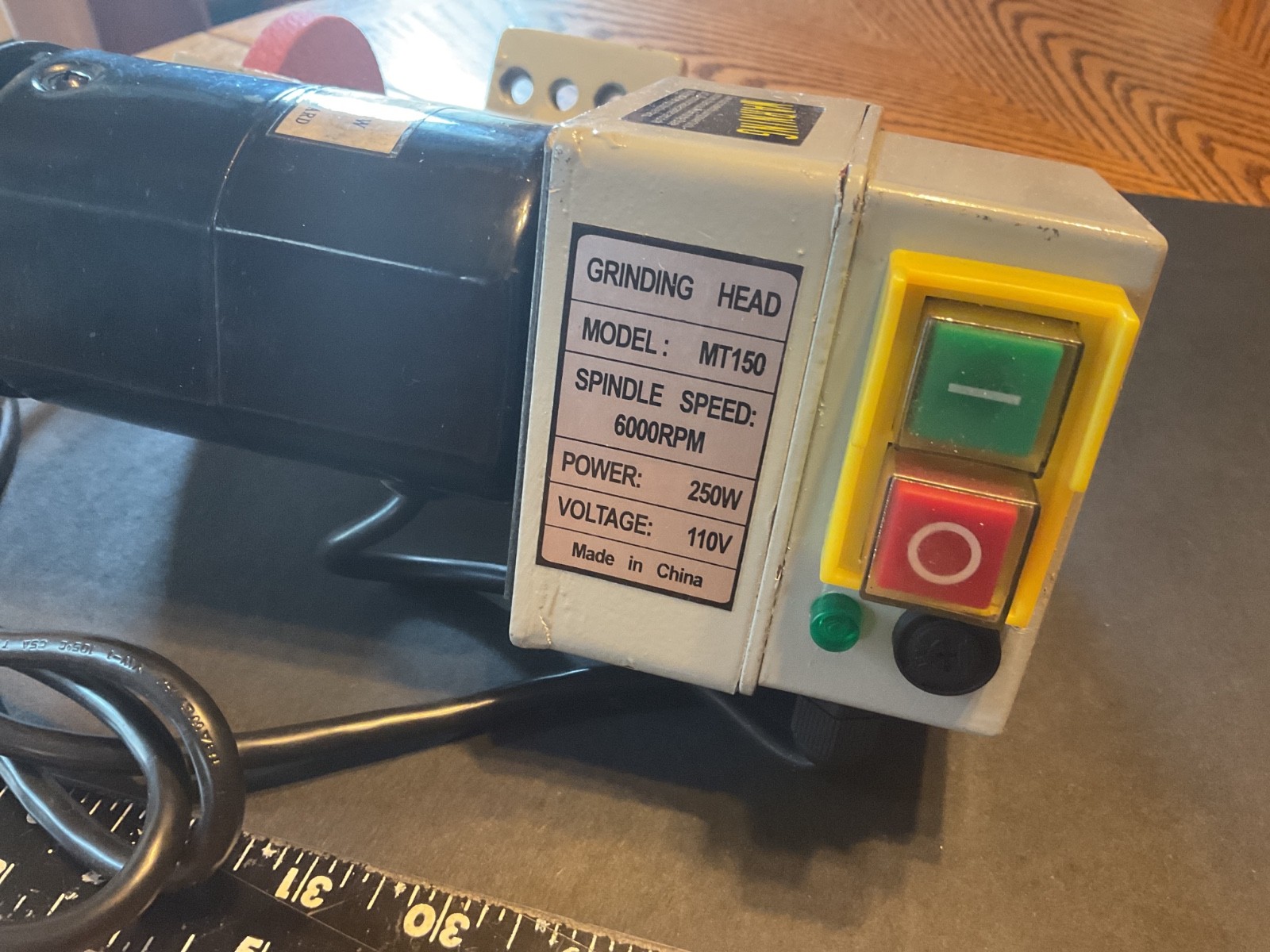 USED TOOL POST GRINDER MODEL MT-150 6000RPM, 250Watt, 110Volt WORKS FINE