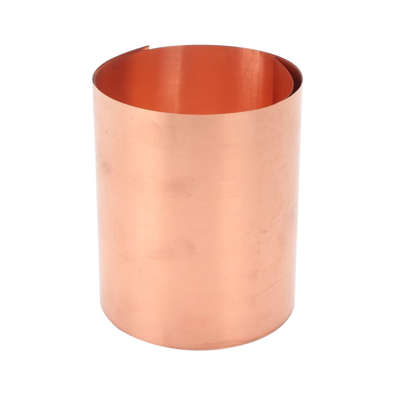 99.9% Pure Copper Metal Sheet Roll Foil Plate Thick 0.0.5mm-1mm Width 15mm-300mm