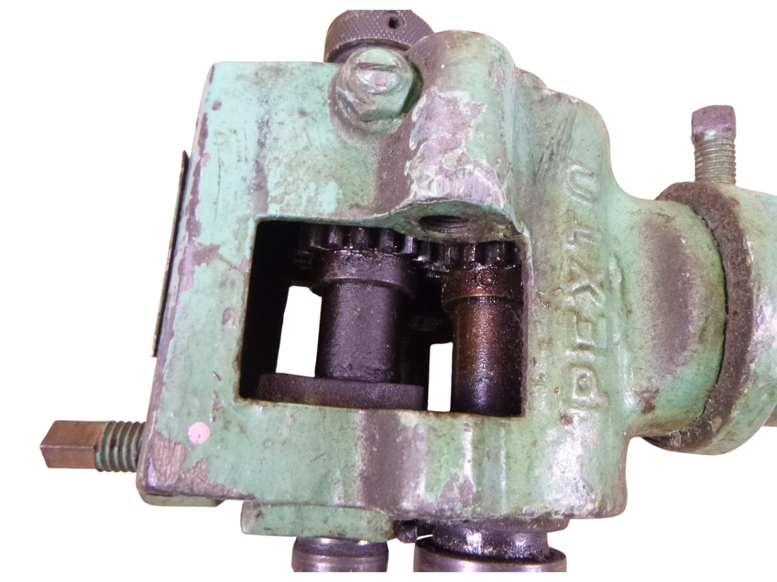 Vintage Peck Stow & Wilcox Pexto 975 Base & 576D Sheet Metal Burring Machine