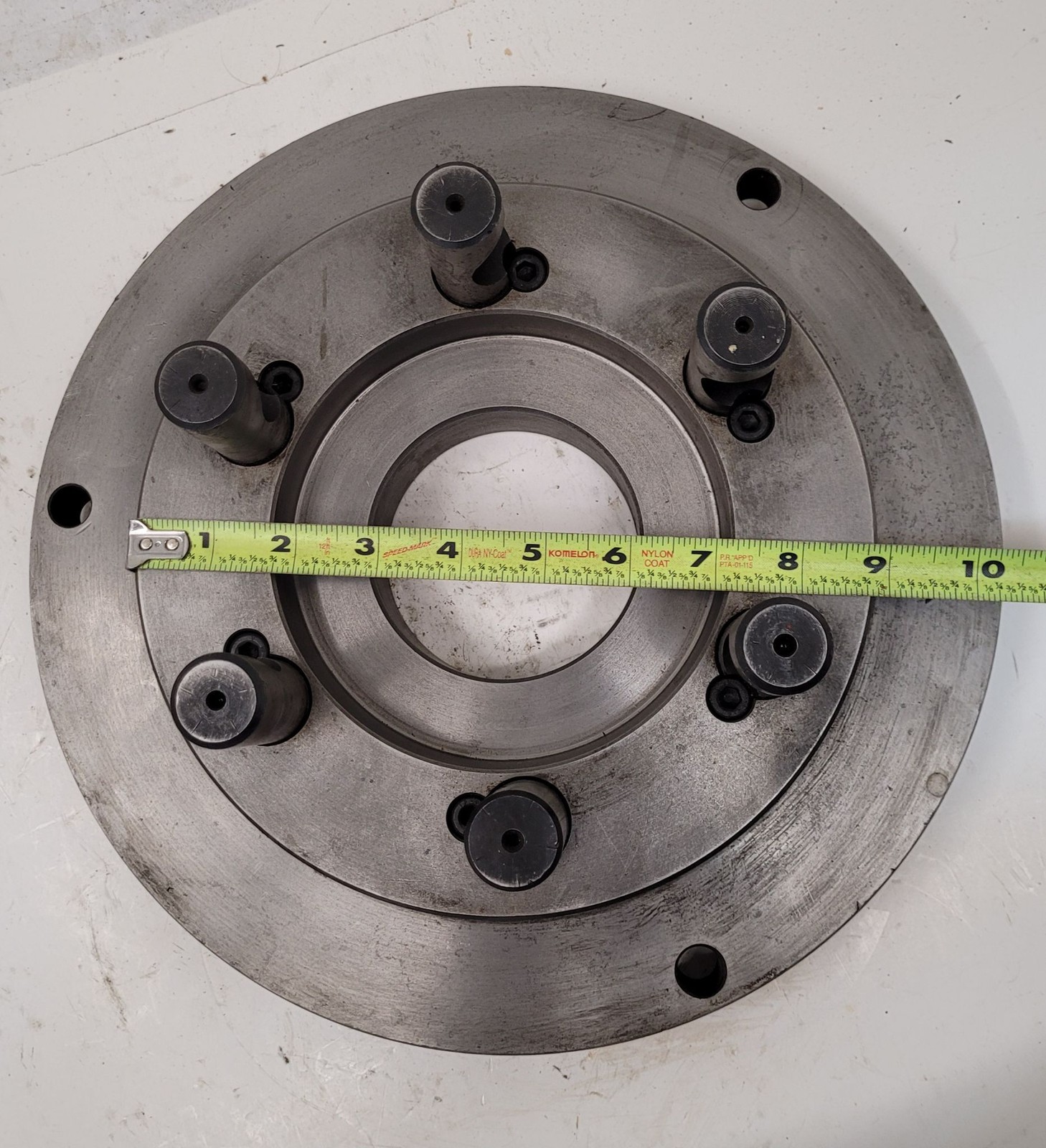 Buck Chuck D1-8 Lathe Chuck Mount Adaptor – 12in Diameter