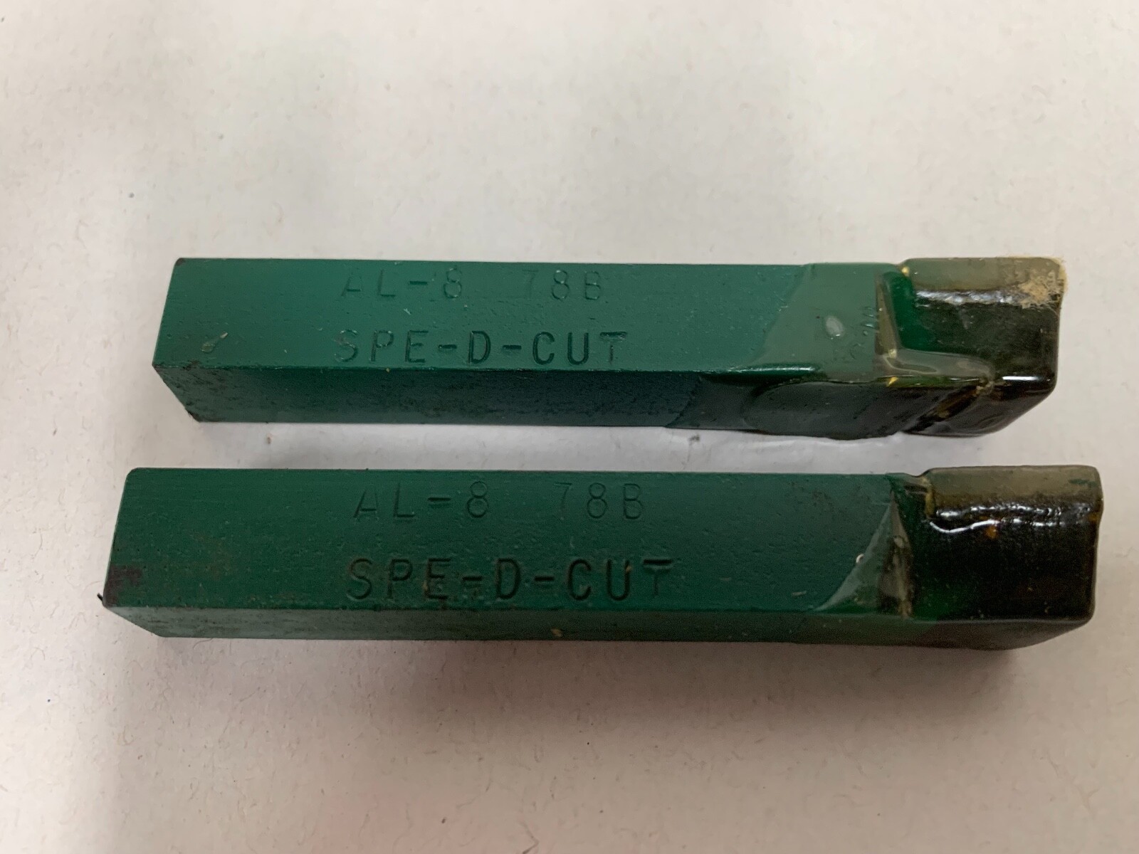 (2) UNUSED Spe-D-Cut AL-8-78B Carbide Tip Lathe Tooling Cutter Cutting Tool (A8)
