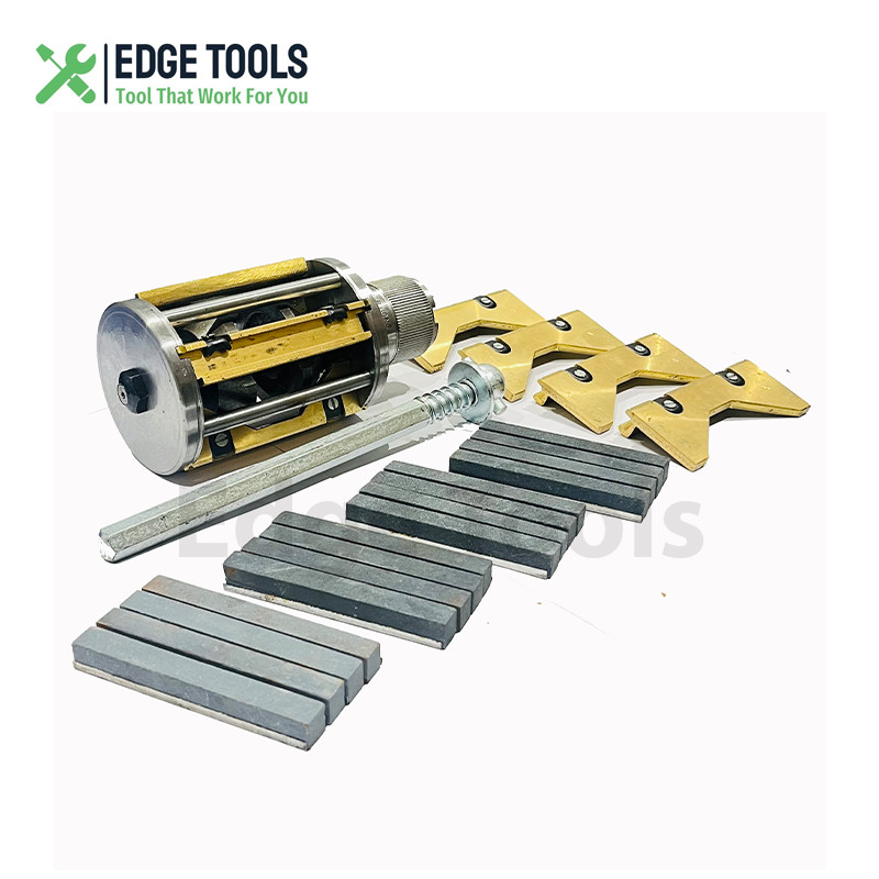 Cylinder Engine Hone Kit 3 1/2″ To 6 1/2″ Honing Machine + 4 Set Hone Stones USA
