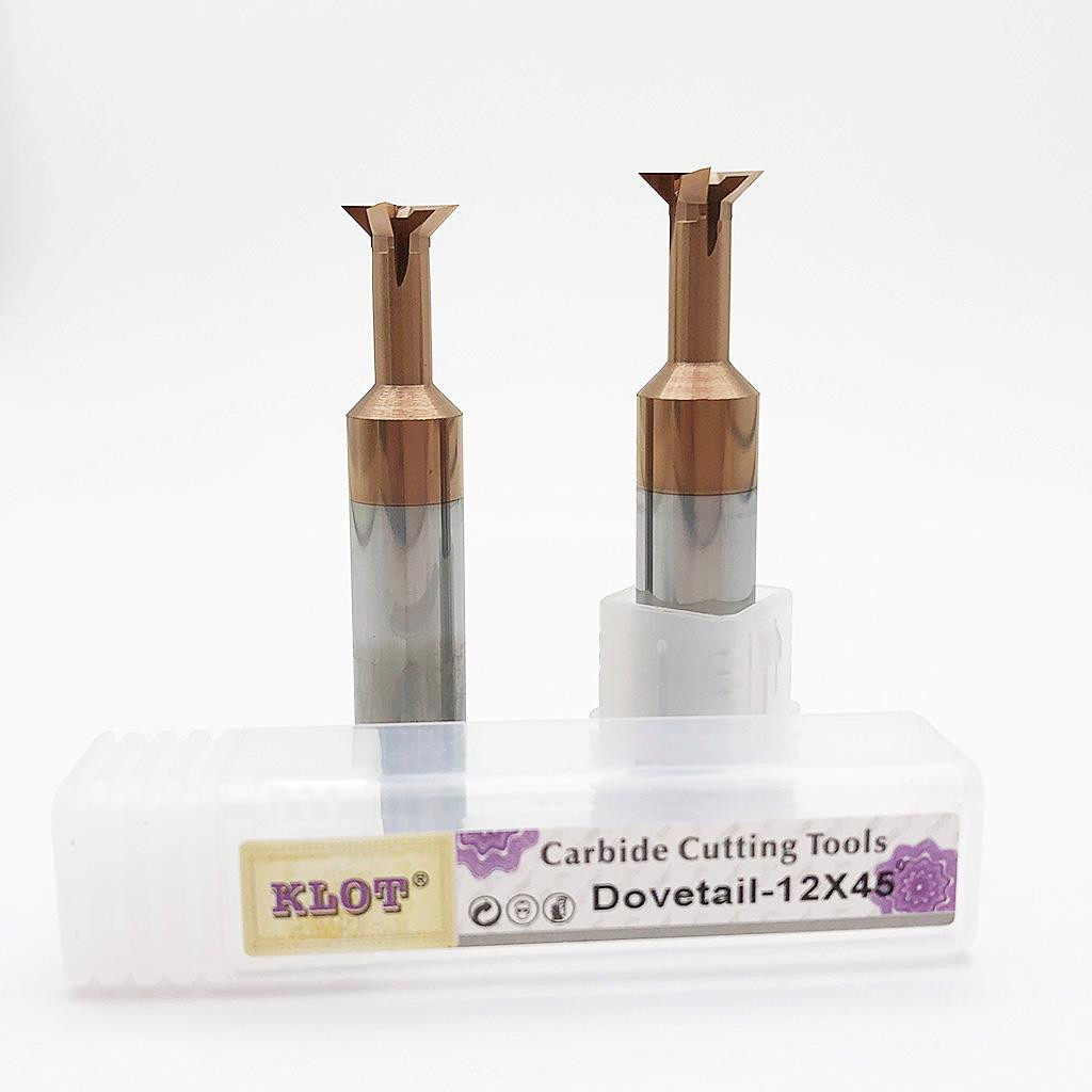 HRC55/HRC60 Dovetail Milling Cutter Solid Carbide End Mill 3mm-12mm CNC