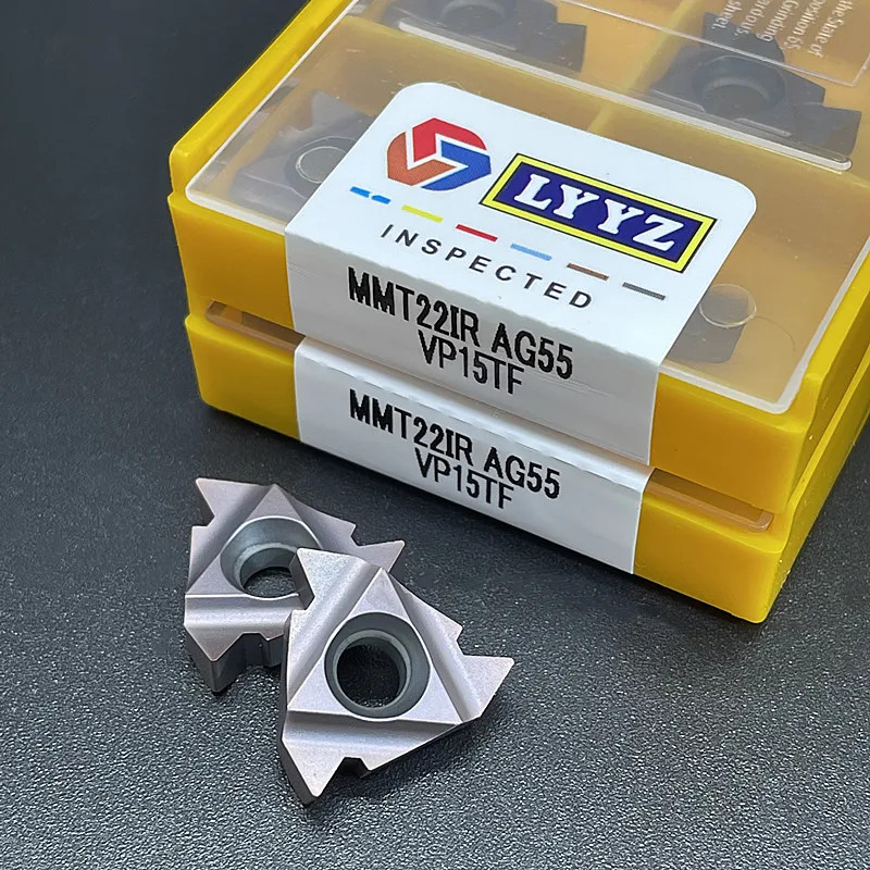 MMT22ER AG60 Carbide Thread Turning Inserts CNC Lathe Metal Cutting Durable Tool