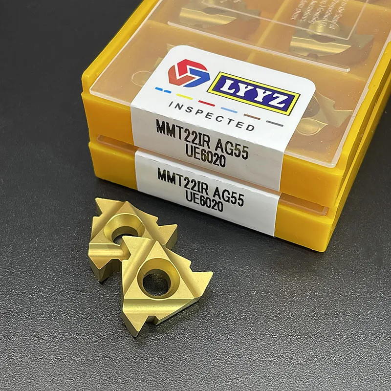 MMT22ER AG60 Carbide Thread Turning Inserts CNC Lathe Metal Cutting Durable Tool