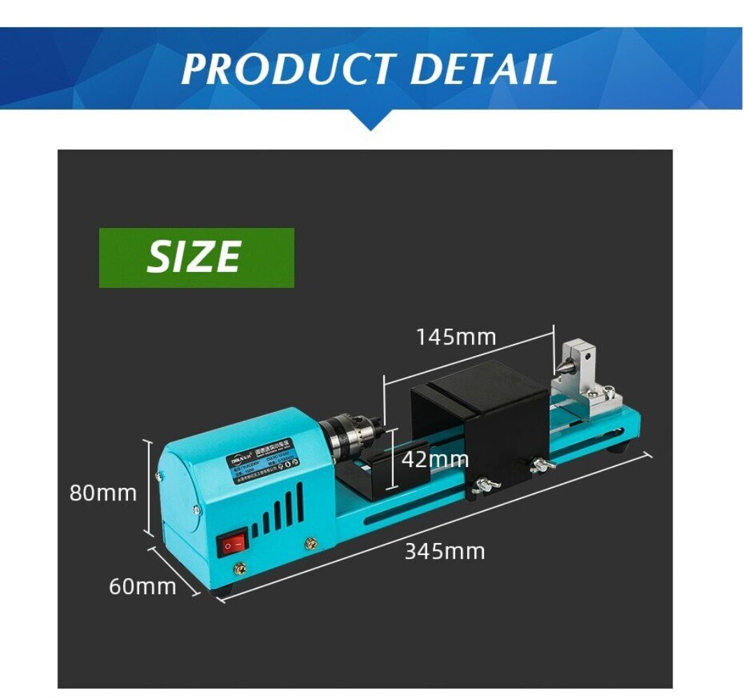 150W Mini Lathe Beads Machine Miniature Buddha Pearl Lathe DIY Woodworking Tool