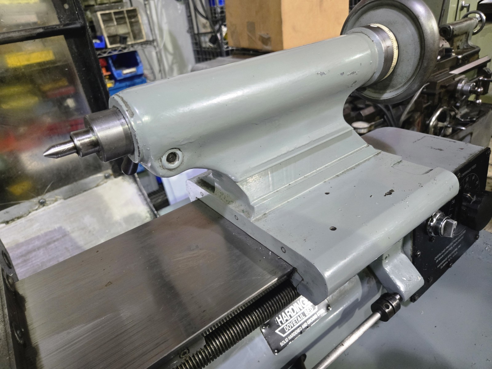 HARDINGE HLV-H 11″ x 18″ High Precision Tool Room Lathe w/ Collets